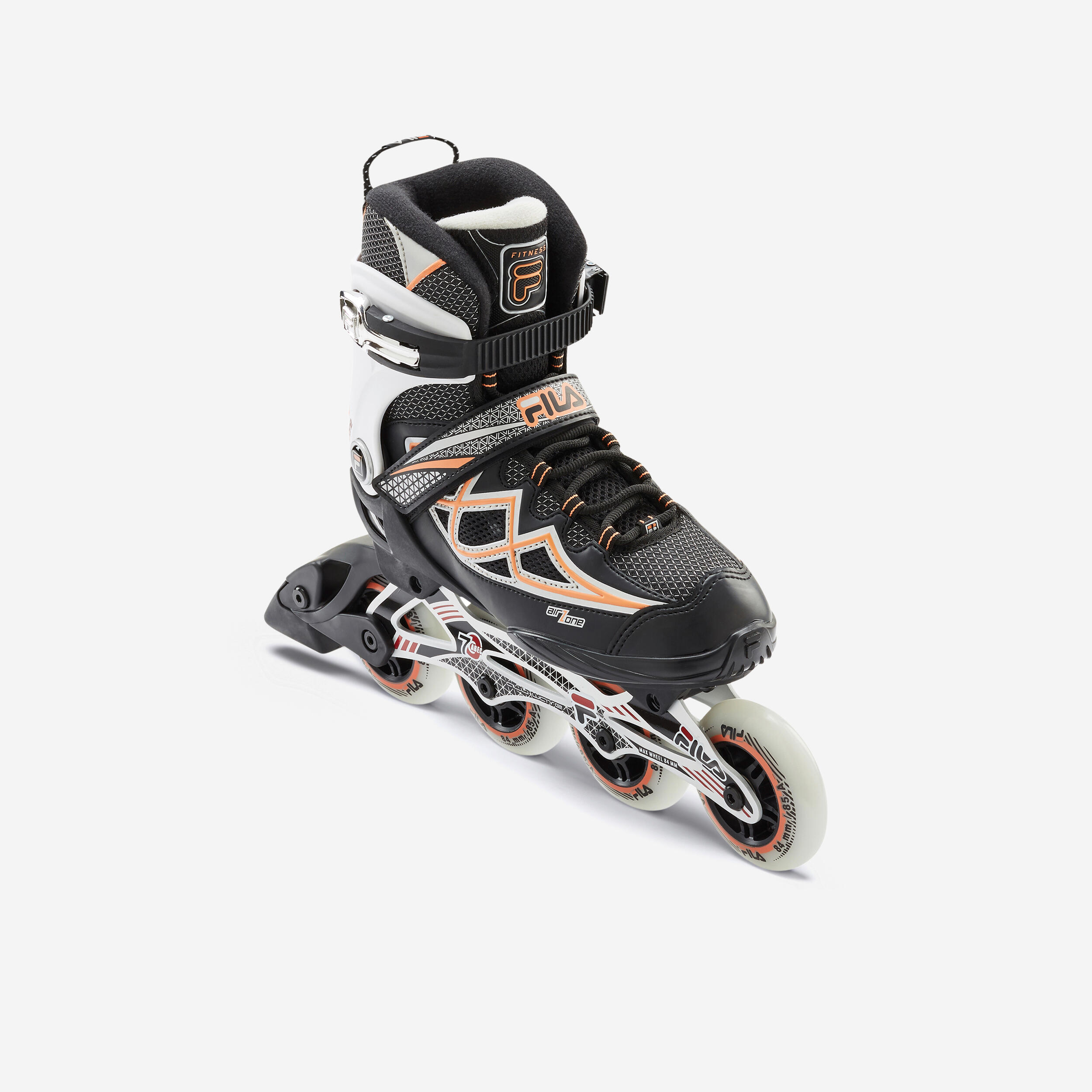 84 mm Fitness Skates Primo Air Zone - Black/Salmon