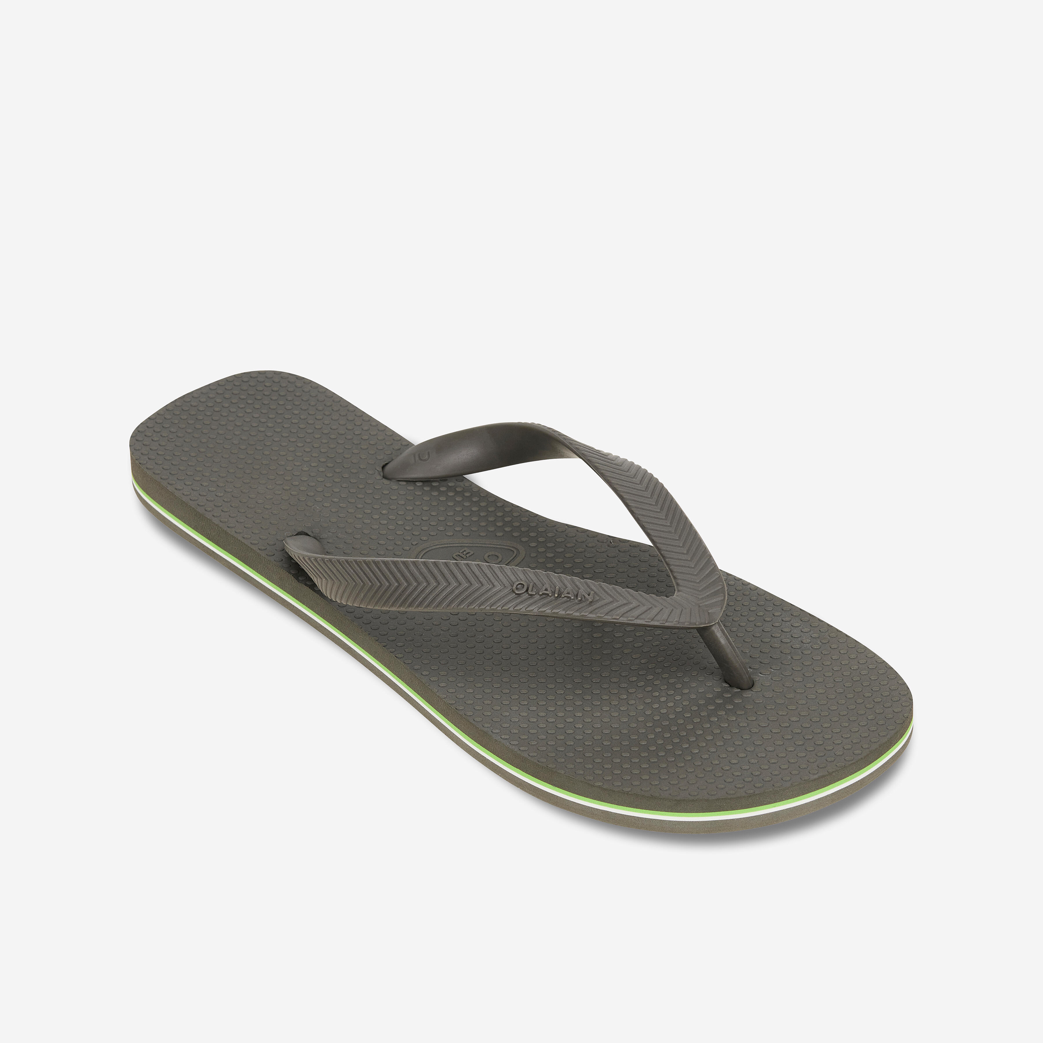 Men's Flip-Flops - 500 Khaki