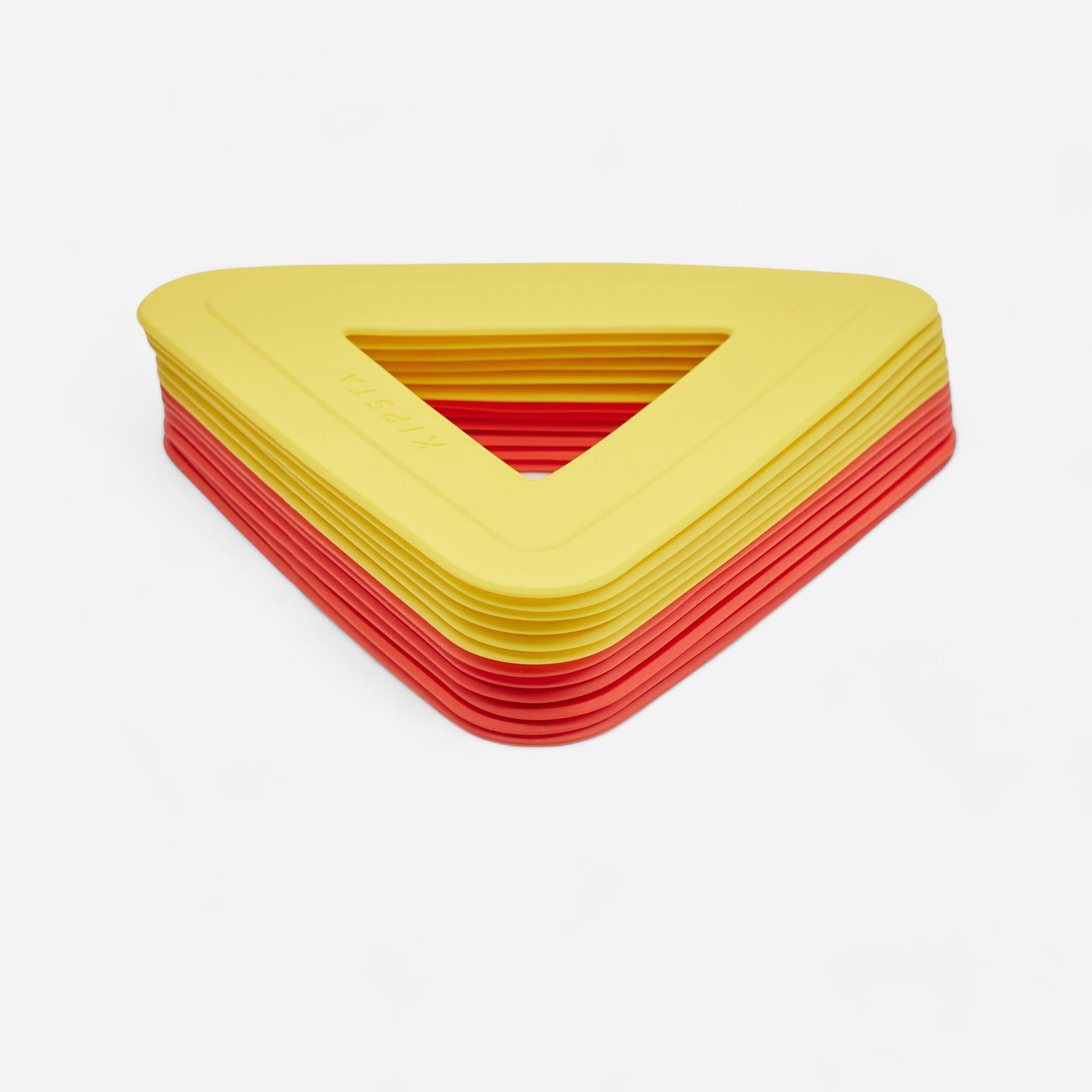 Flat Discs 12-Pack - Orange/Yellow