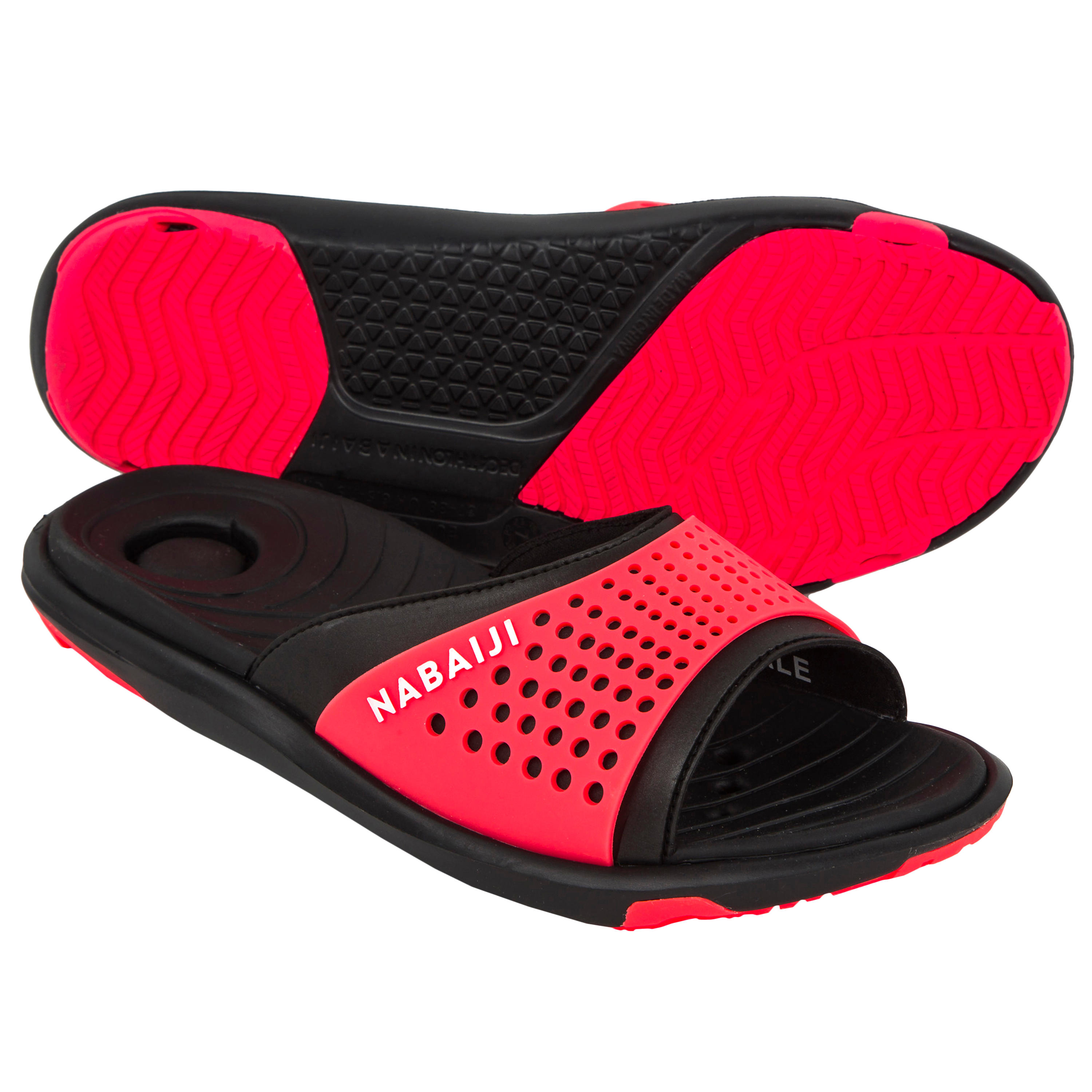 Women's Pool Sandals SLAP900 Black Coral