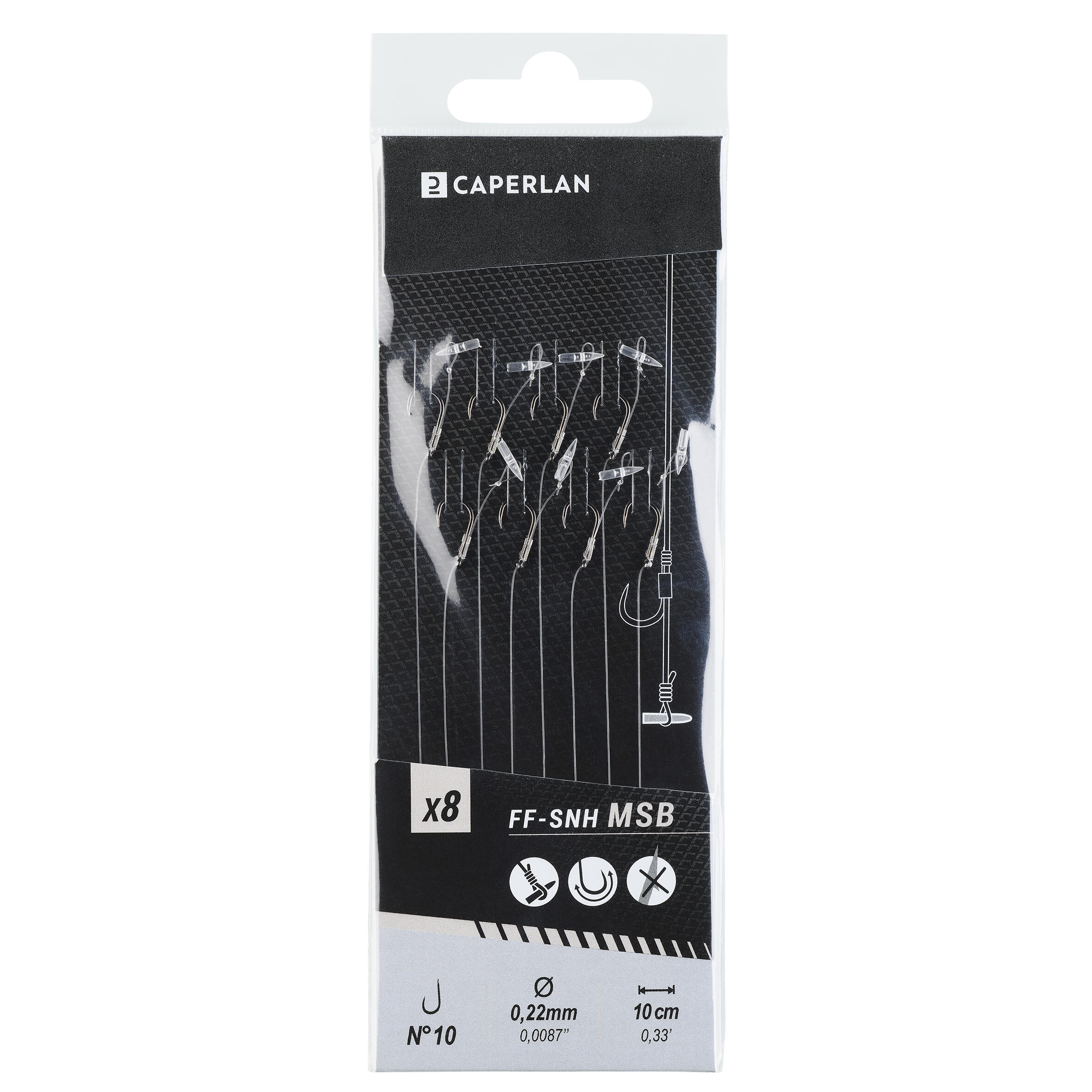 Method Feeder Fishing Leader with Bait Stop FF - SNH - MSB