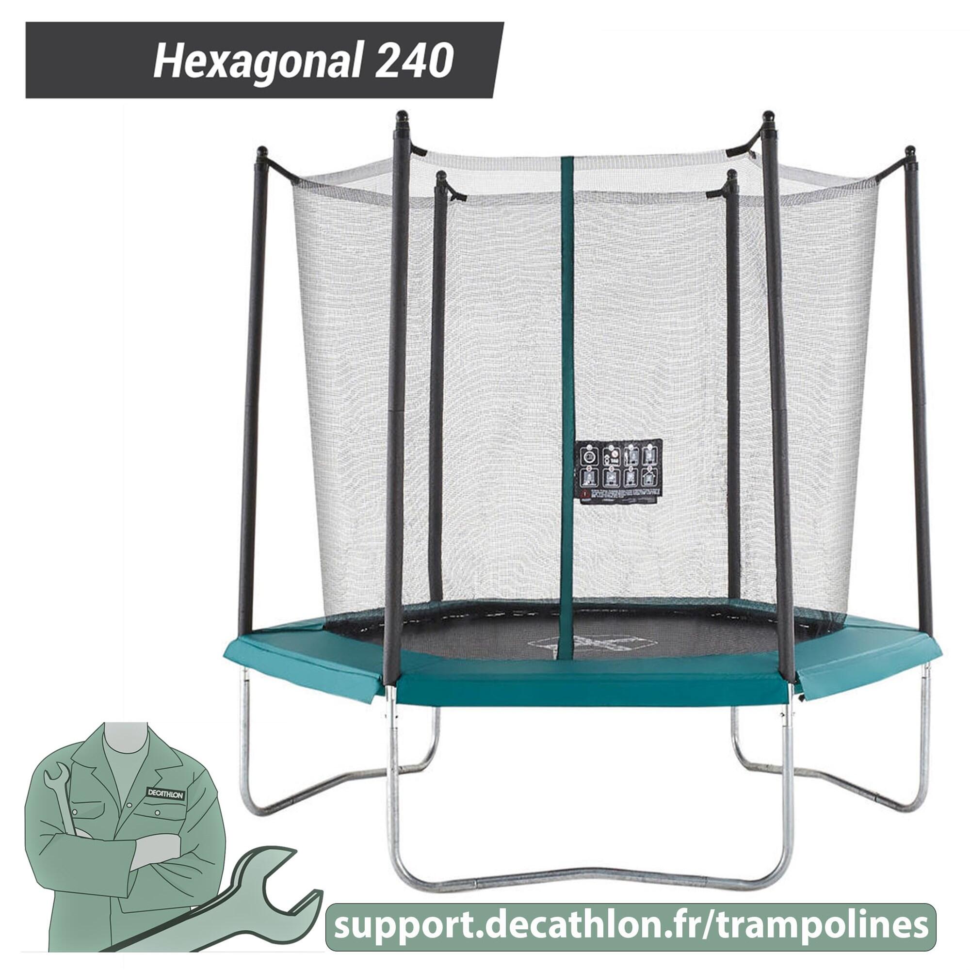 Trampoline Hexagonal 240 / Octogonal 300 - Low Post