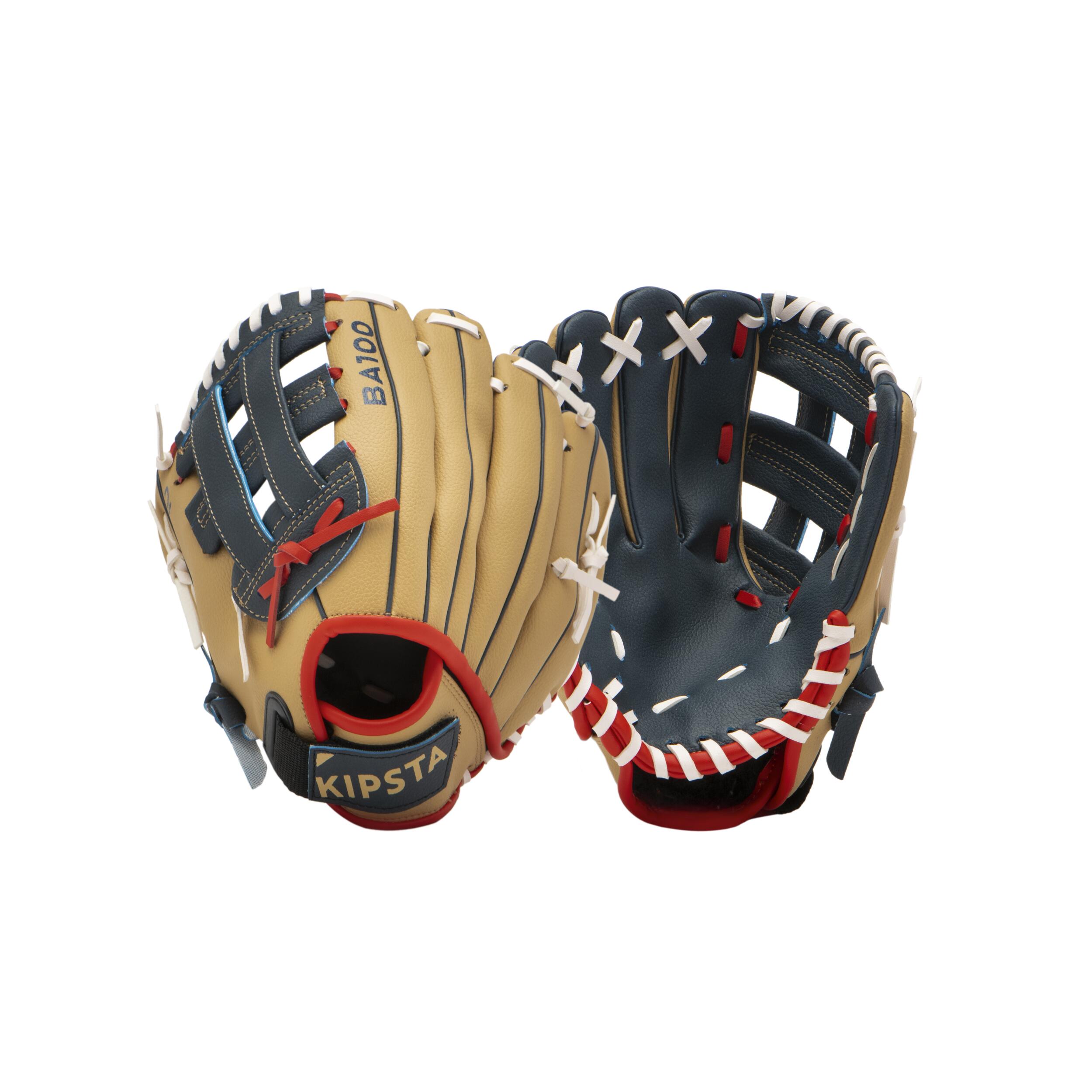 Kids' Left-Handed Baseball Glove BA100