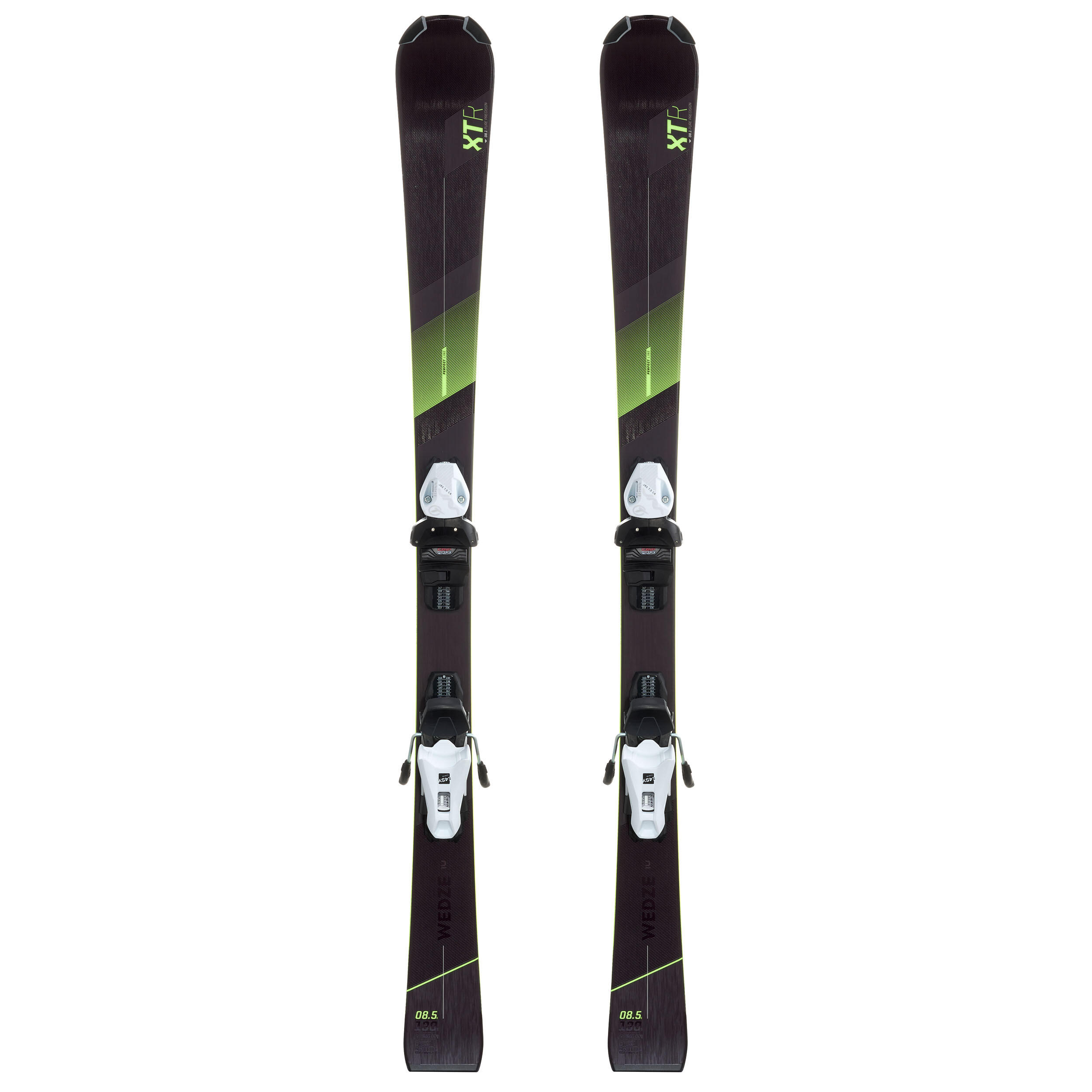 JR DOWNHILL  SKI WITH BINDINGD - BOOST 900 - BLACK/YELLOW