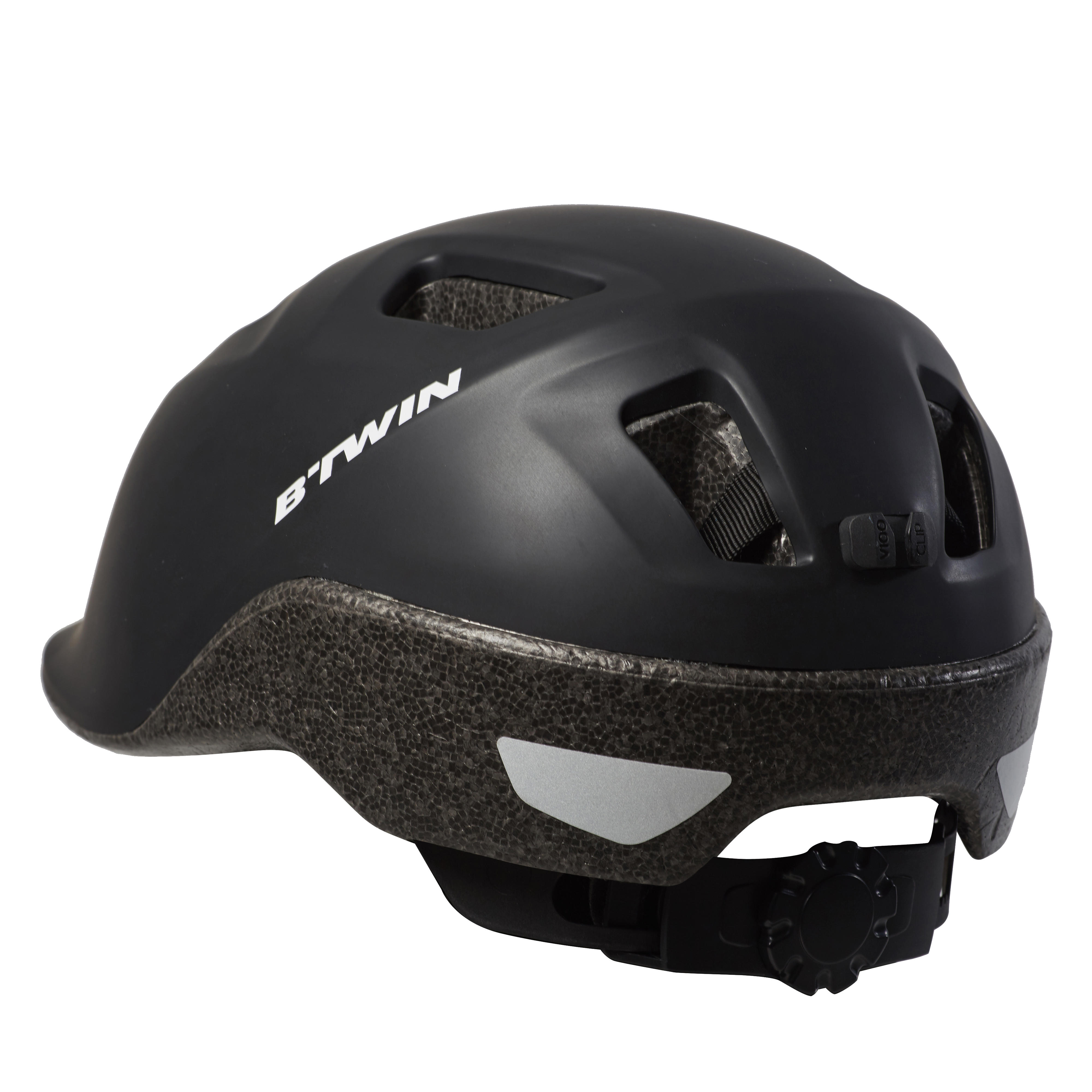 100 City Cycling Helmet Black