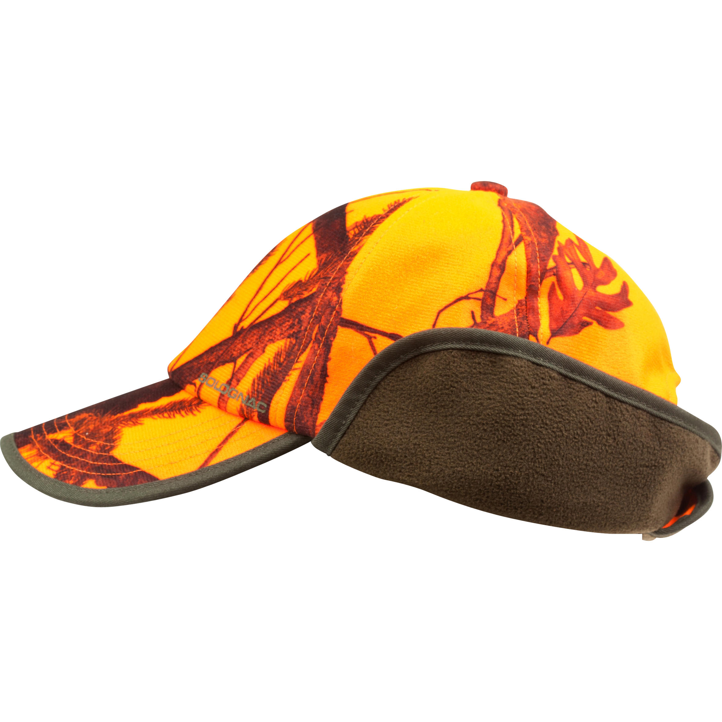 Hunting Cap with Ear Flaps - Orange