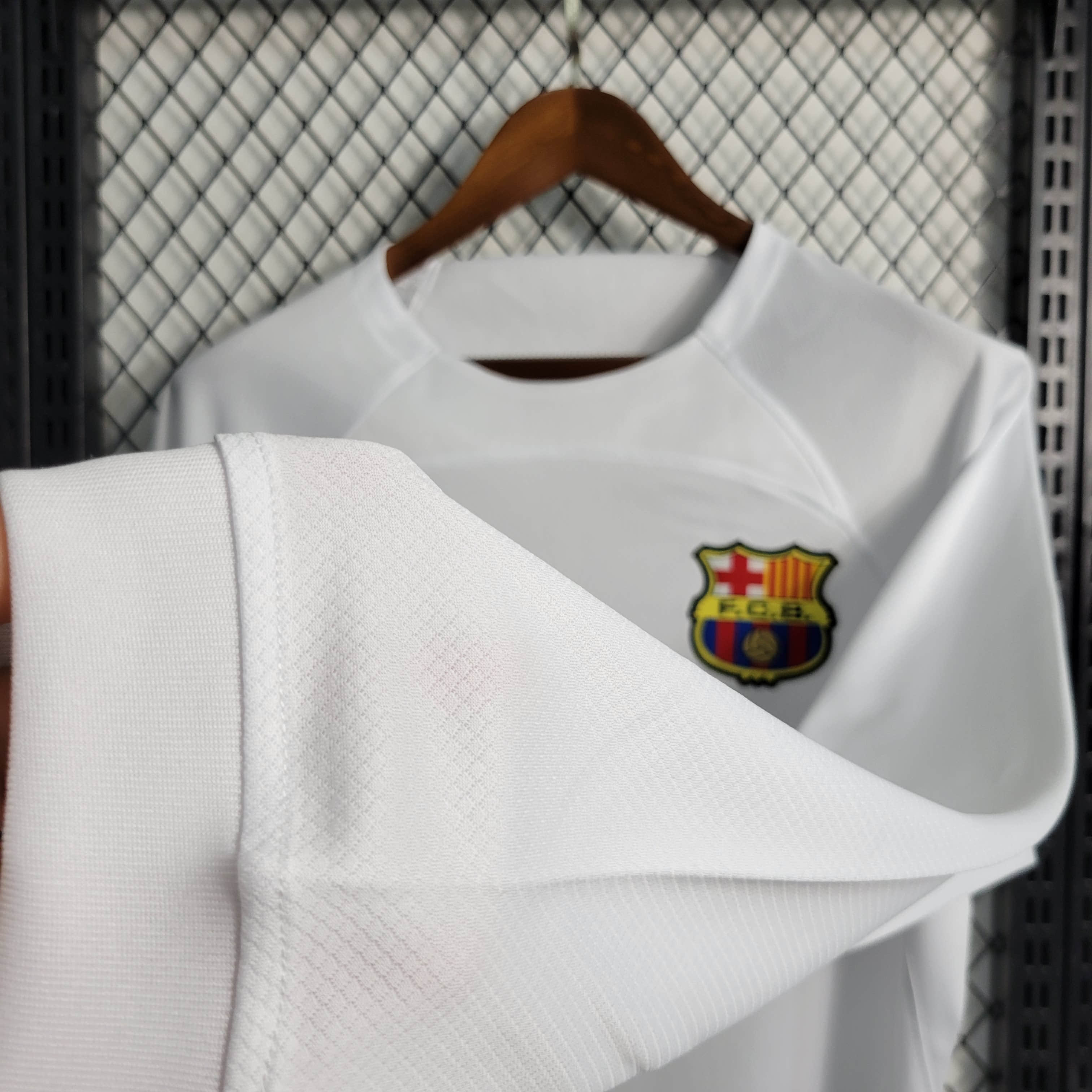23/24 Barcelona White Away Long Sleeve