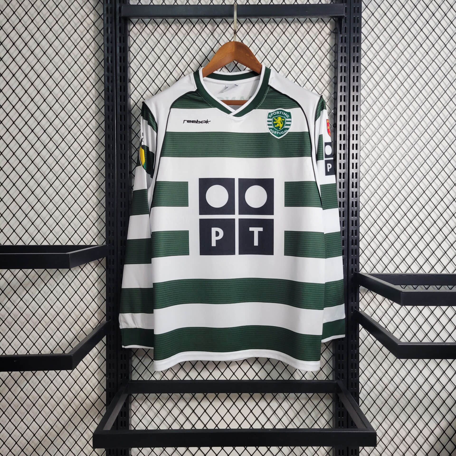 Retro 01/03 Sporting Lisbon Home Long Sleeve Size S-XXL