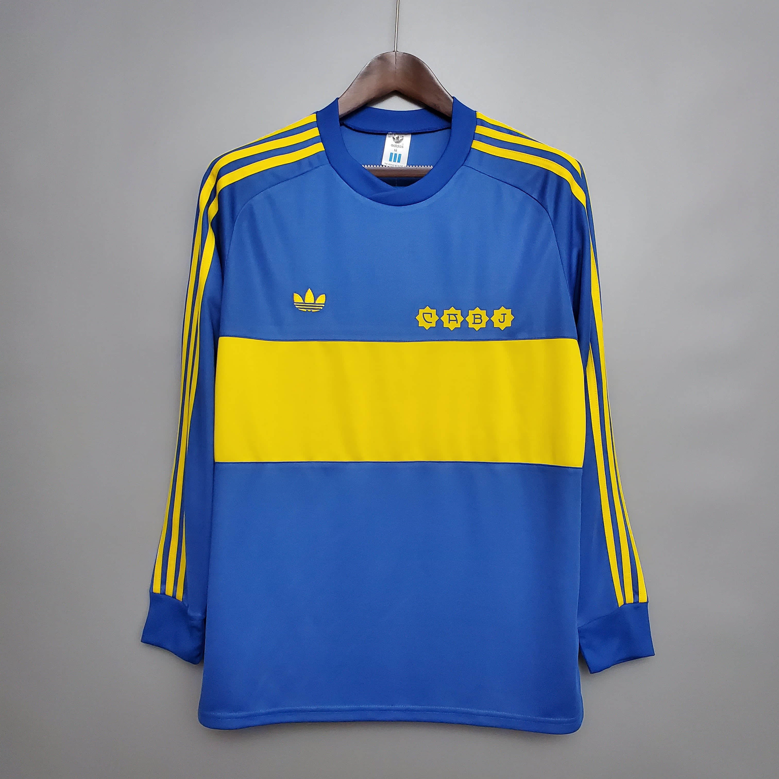 Retro Long sleeve 1981 Boca Juniors home S-XXL