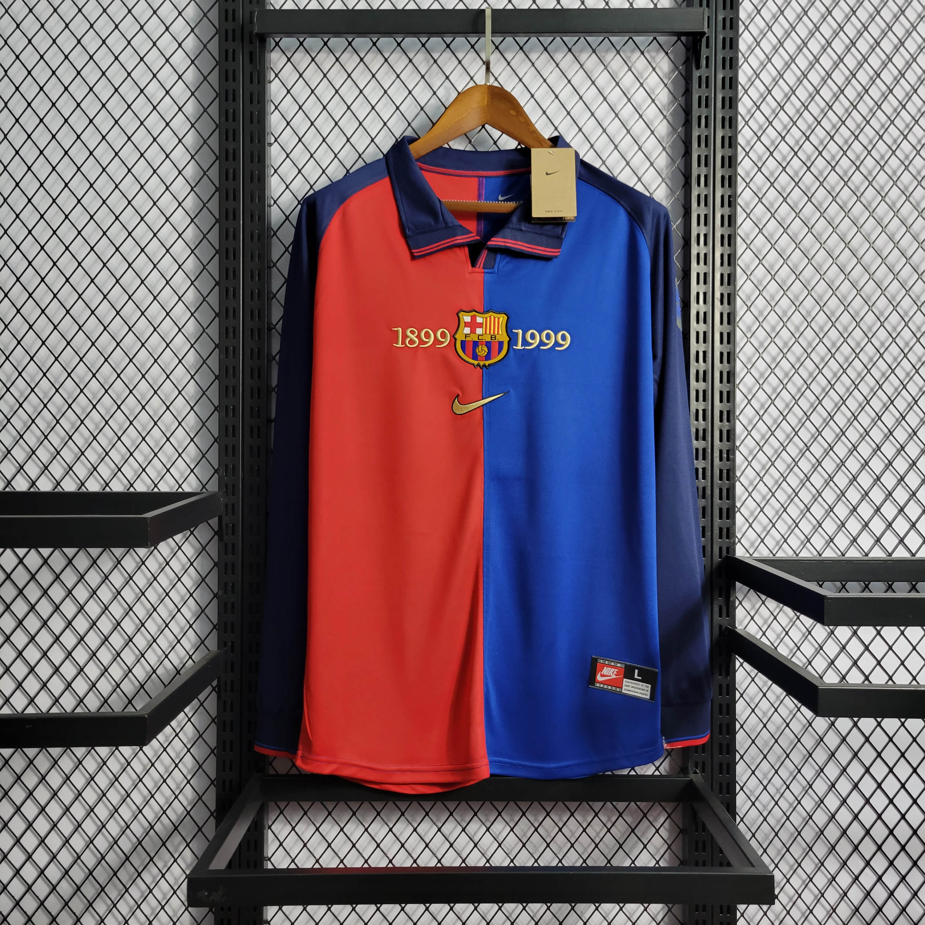99/00 Retro Barcelona Centenary Edition Long Sleeve Jersey