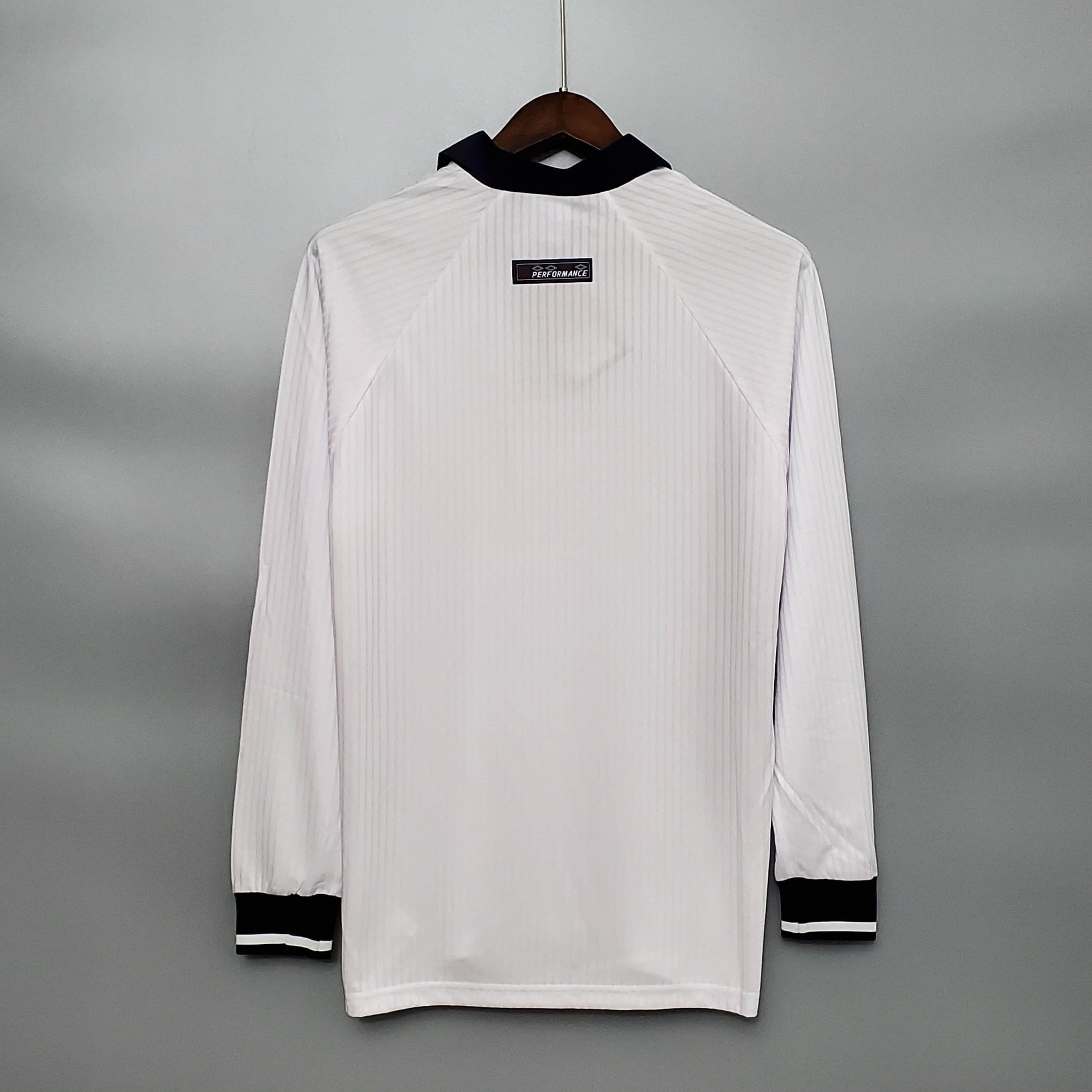 1998 Retro England Home Long Sleeve Jersey