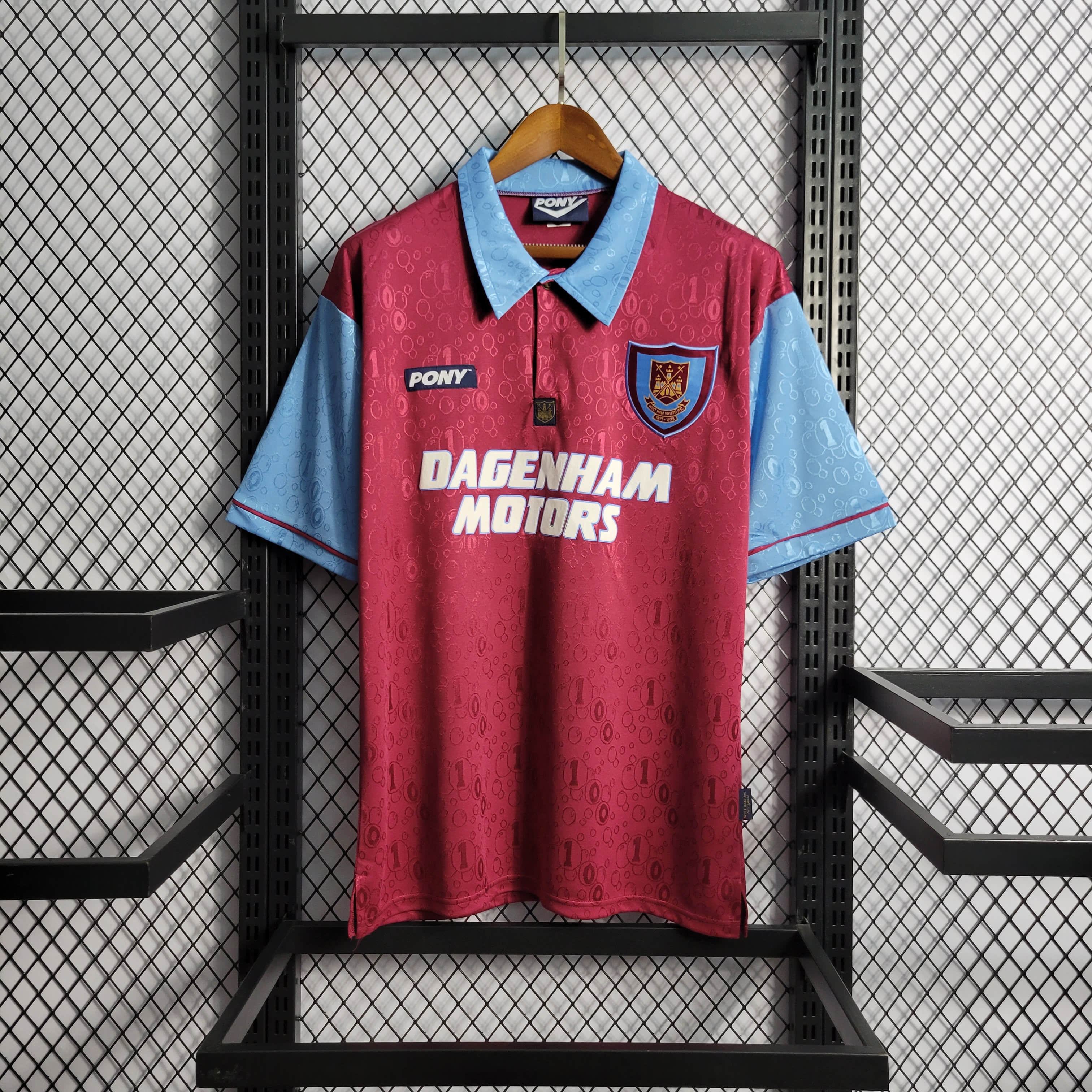 1995/96 West Ham United Retro Home Jersey