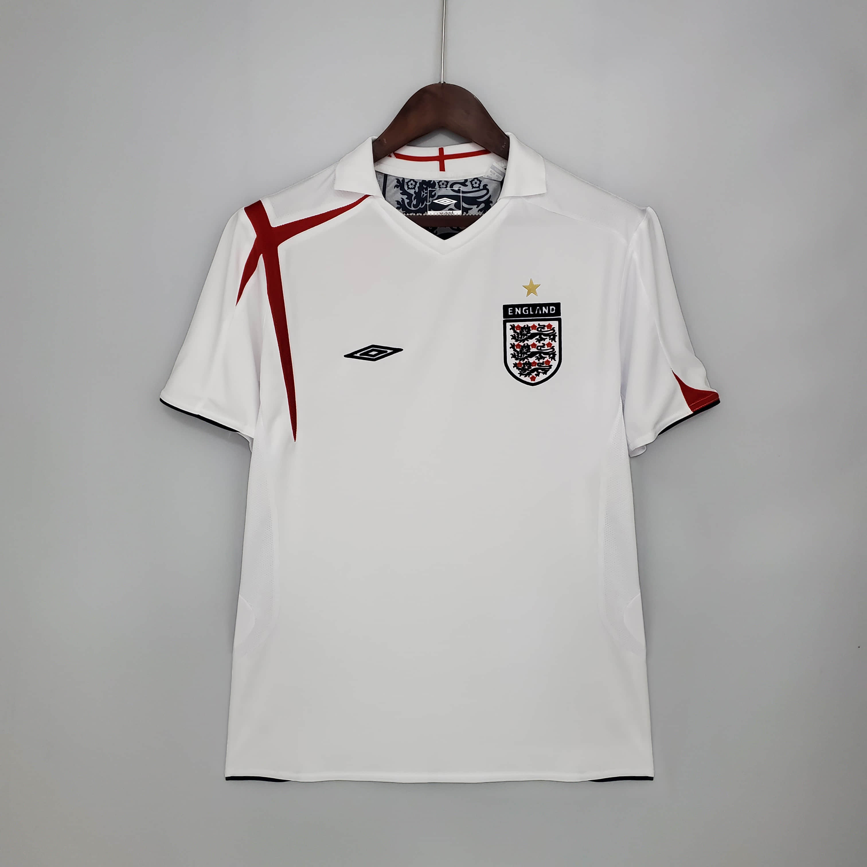 2006 Retro England Home Jersey