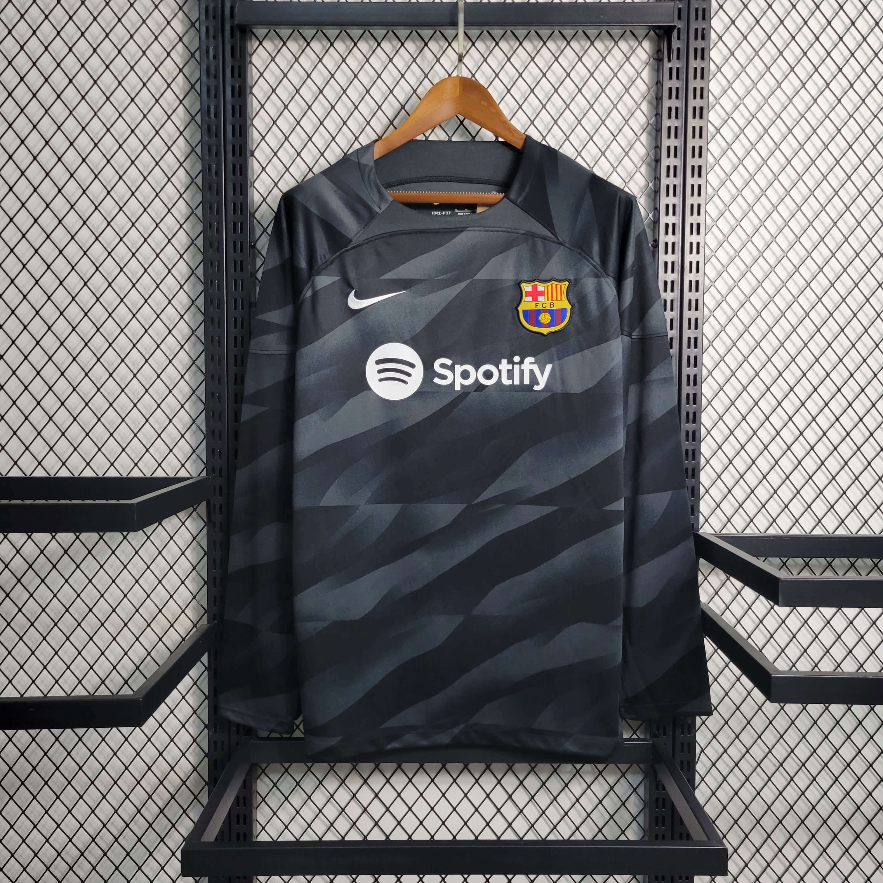 23/24 Long Sleeve Barcelona Black Goalkeeper