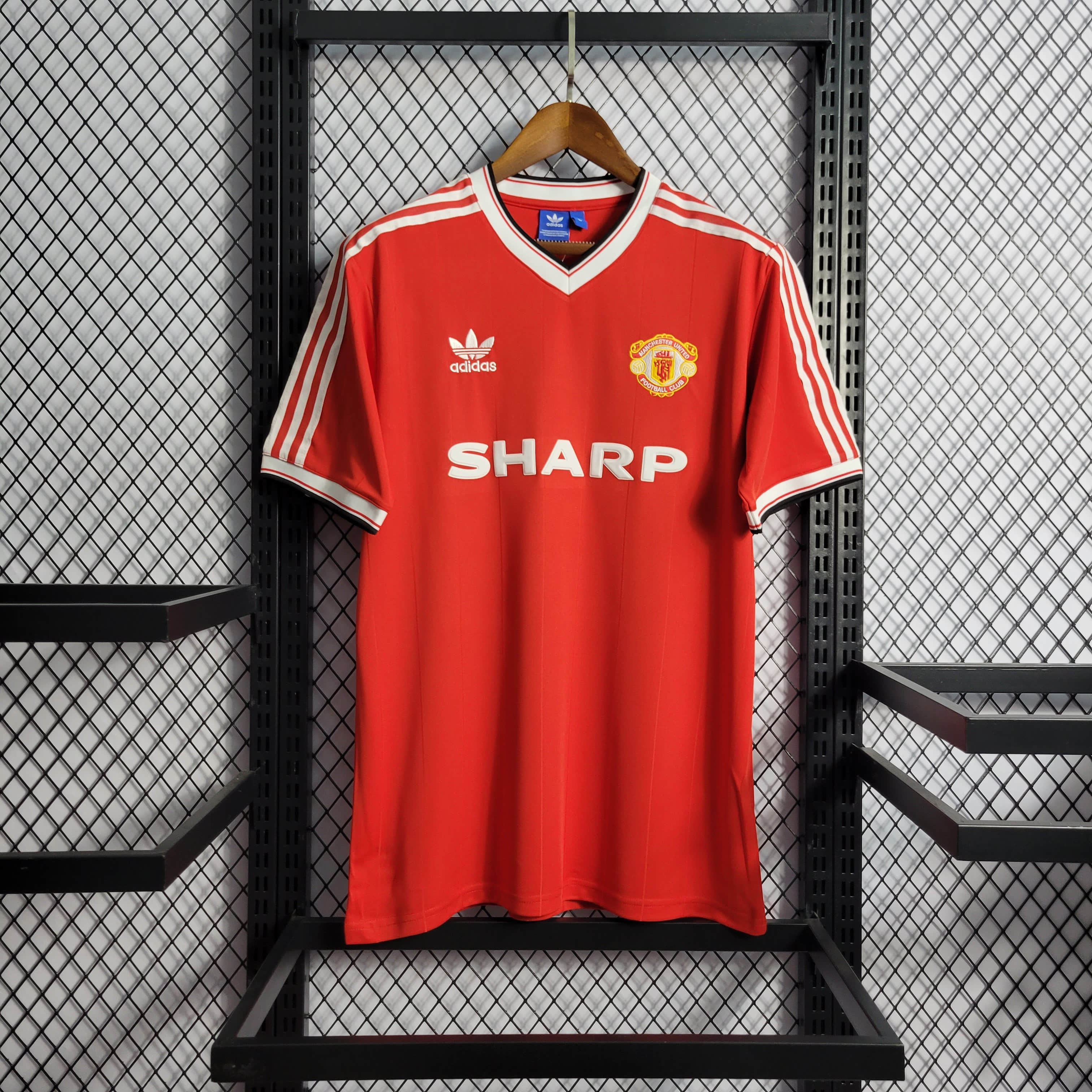 83/84 Retro Manchester United Home Jersey