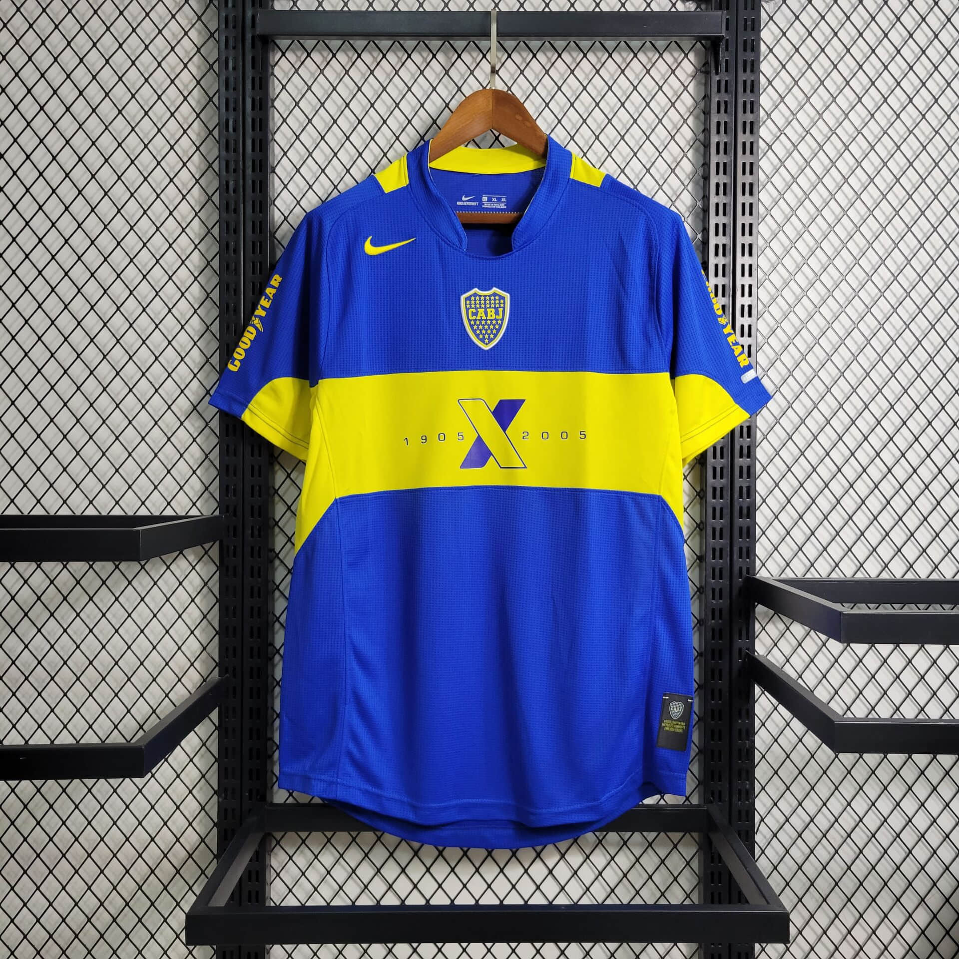 Retro 2005 Boca Juniors 100th Anniversary Edition Size S-XXL