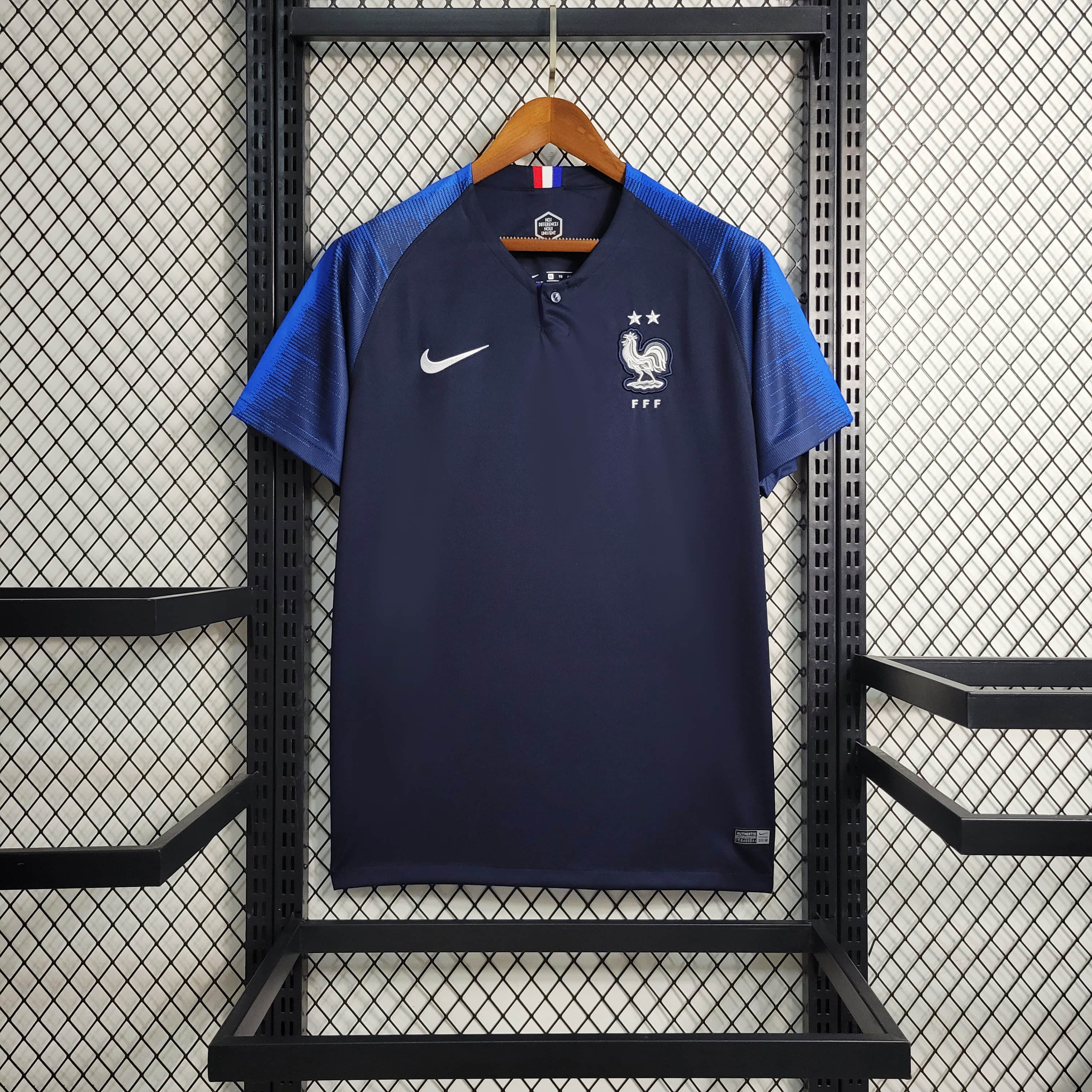 2018 Retro France World Cup Home Jersey
