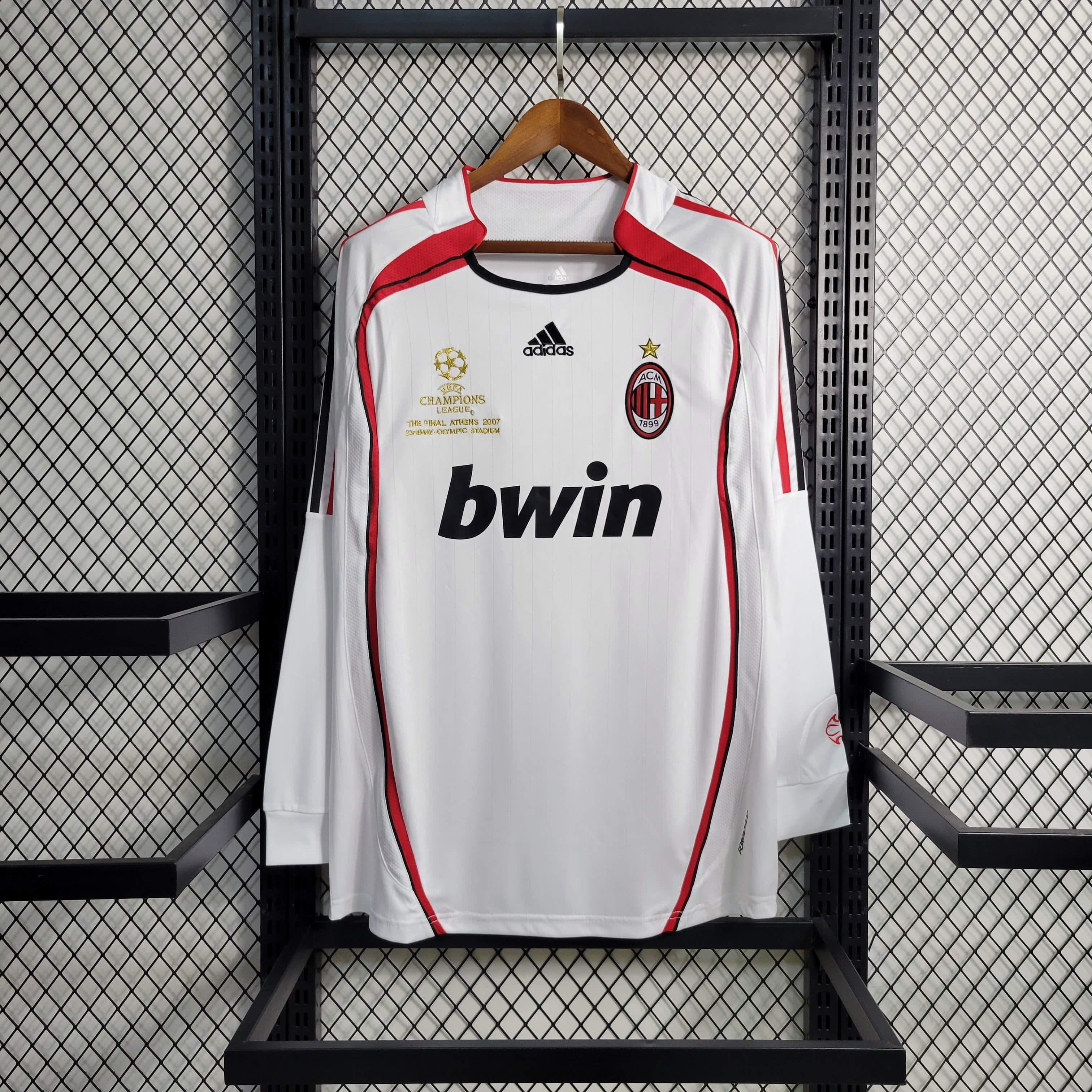 06/07 Retro Long Sleeve AC Milan Away Jersey