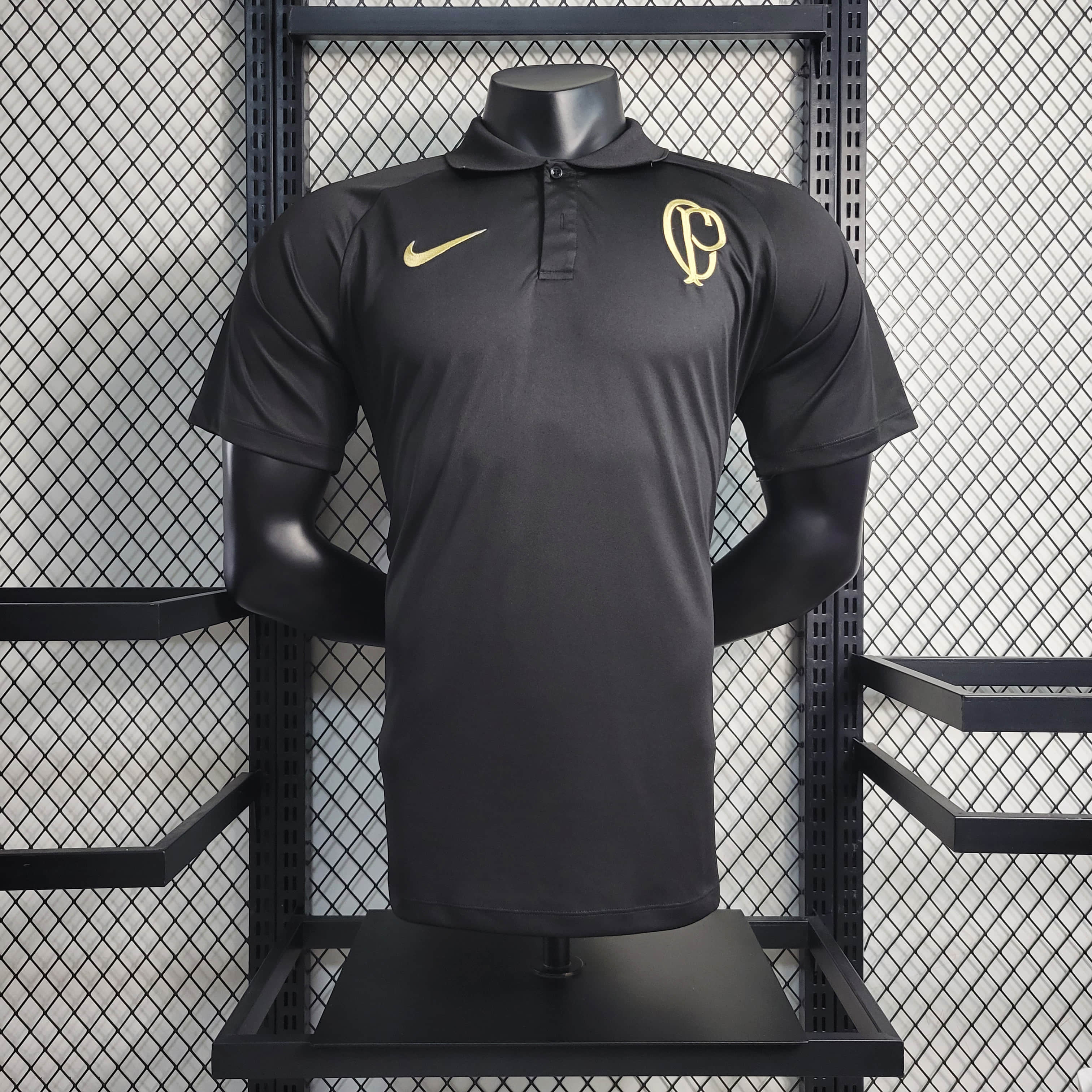 23/24 POLO Corinthians Black Training Suit Size S-XXL