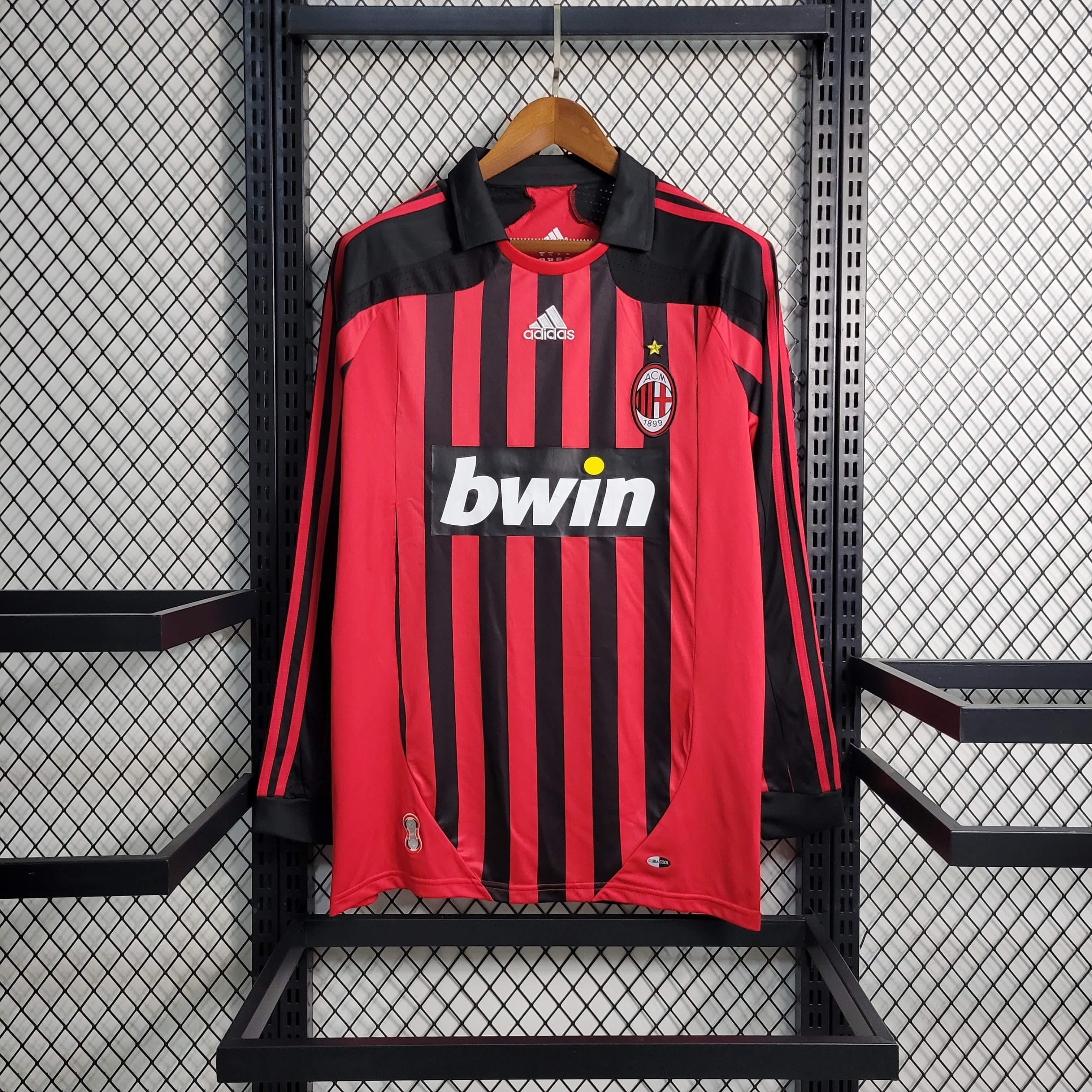 07/08 Retro AC Milan Home Long Sleeve Jersey