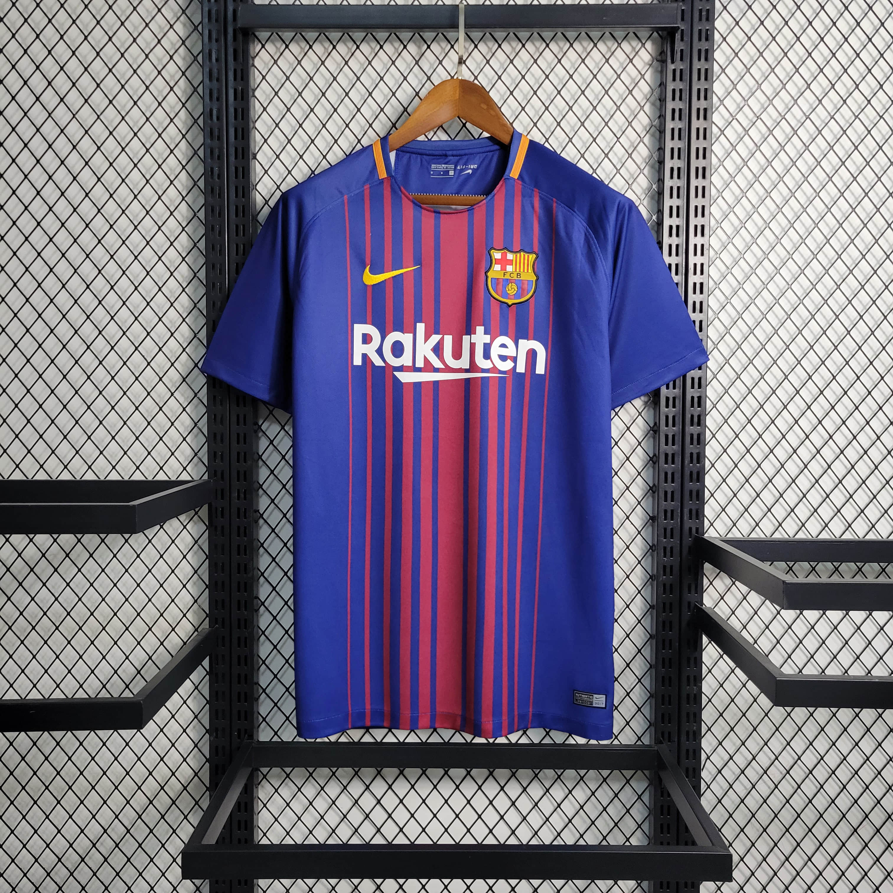 17/18 Retro Barcelona Home Jersey
