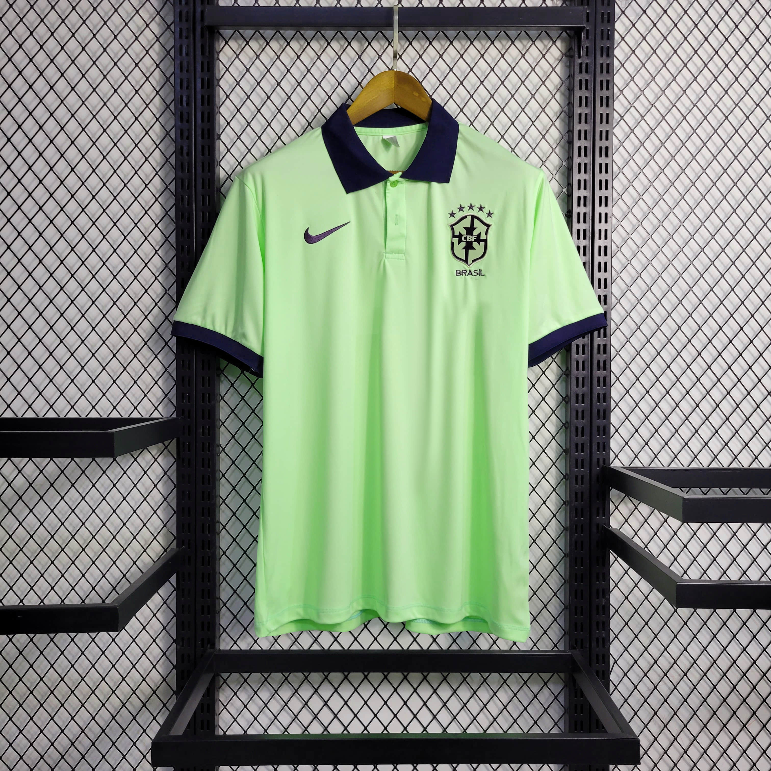 23/24 Brazil Light Green Polo Jersey