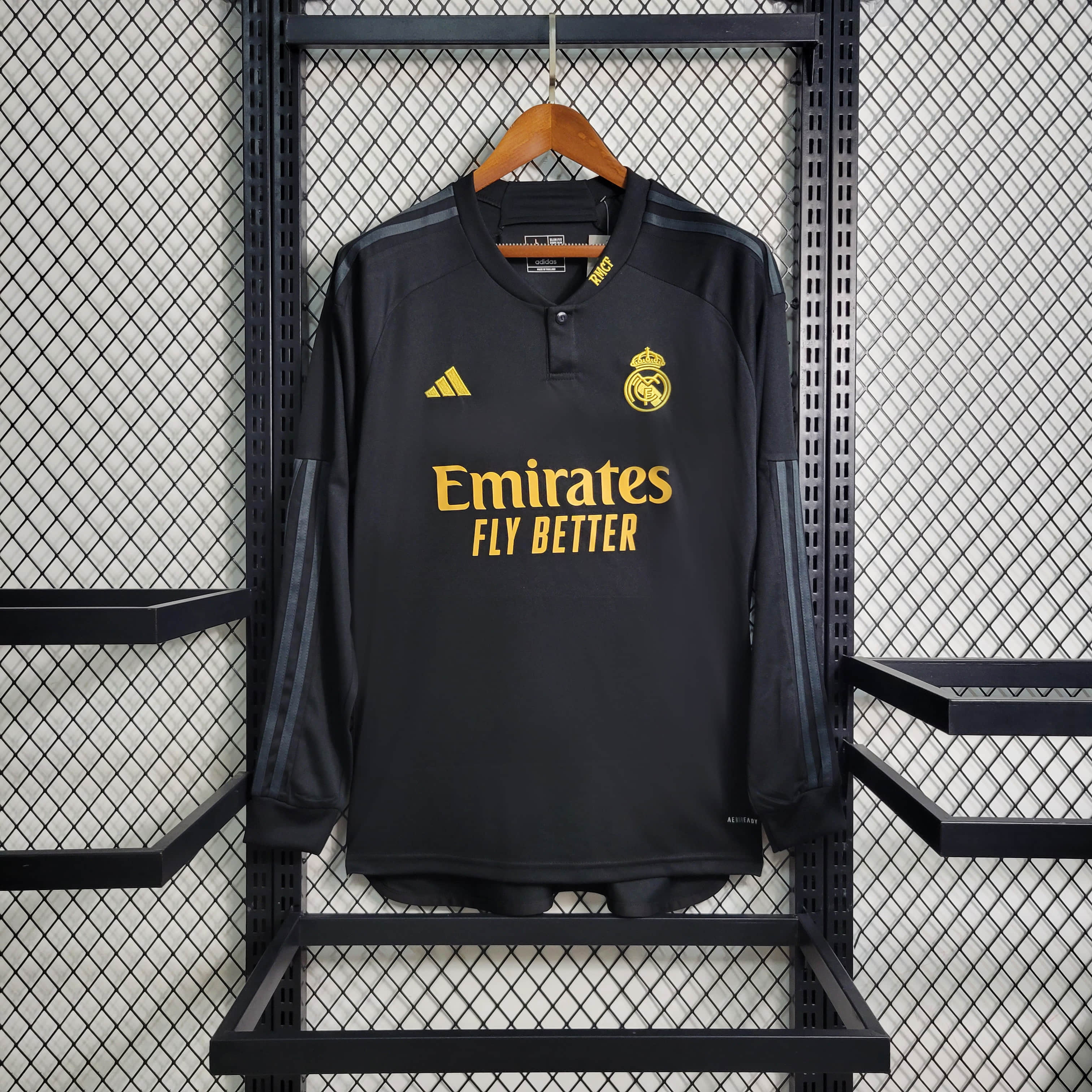 23/24 Long sleeve Real Madrid Black 2 away