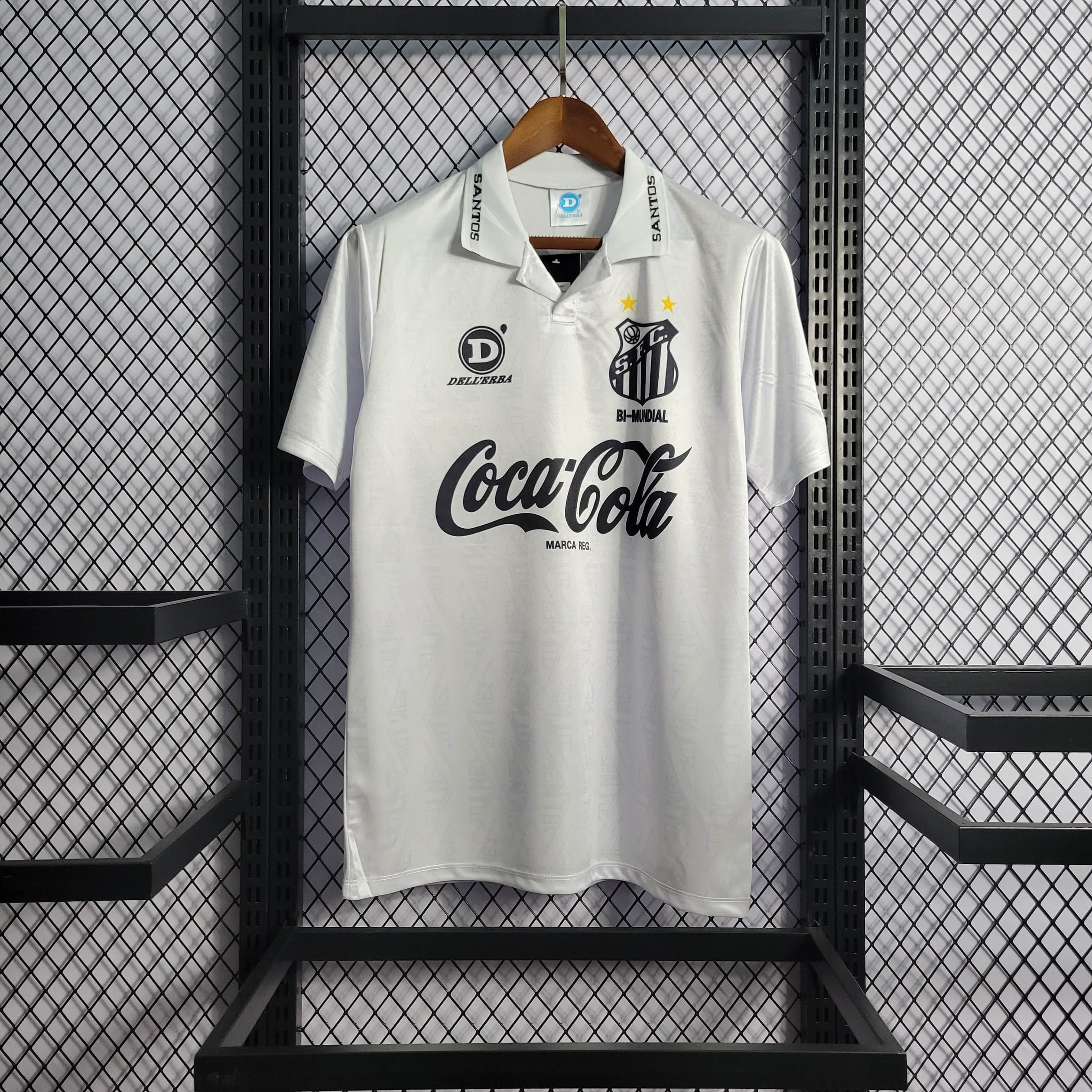Retro Santos 1993 White Size S-XXL