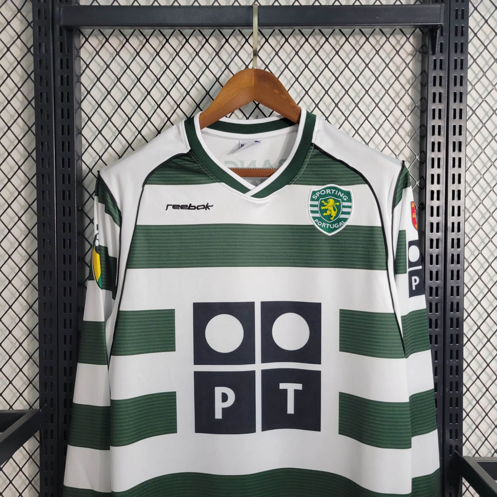 Retro 01/03 Sporting Lisbon Home Long Sleeve Size S-XXL
