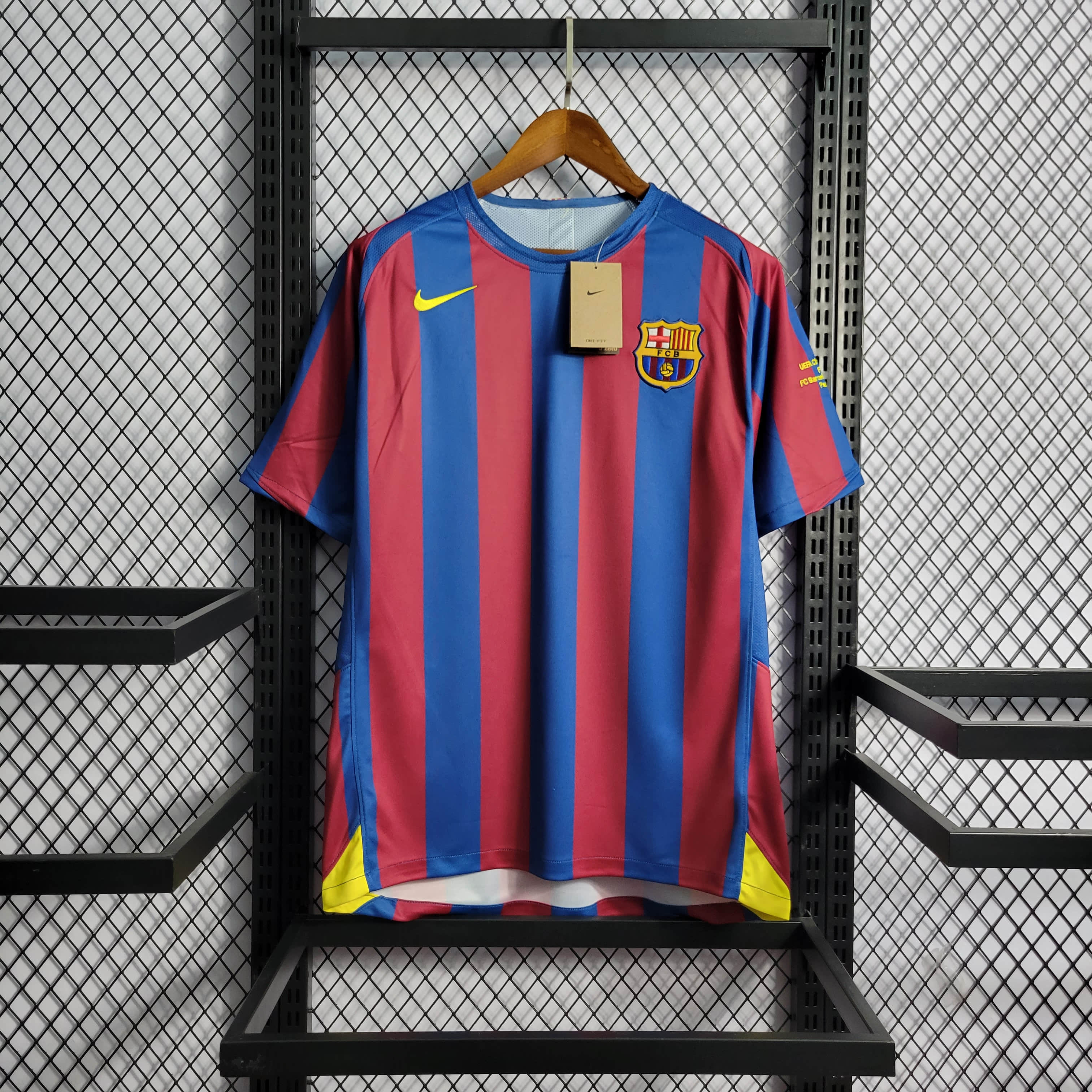 06 Retro Barcelona Home Jersey
