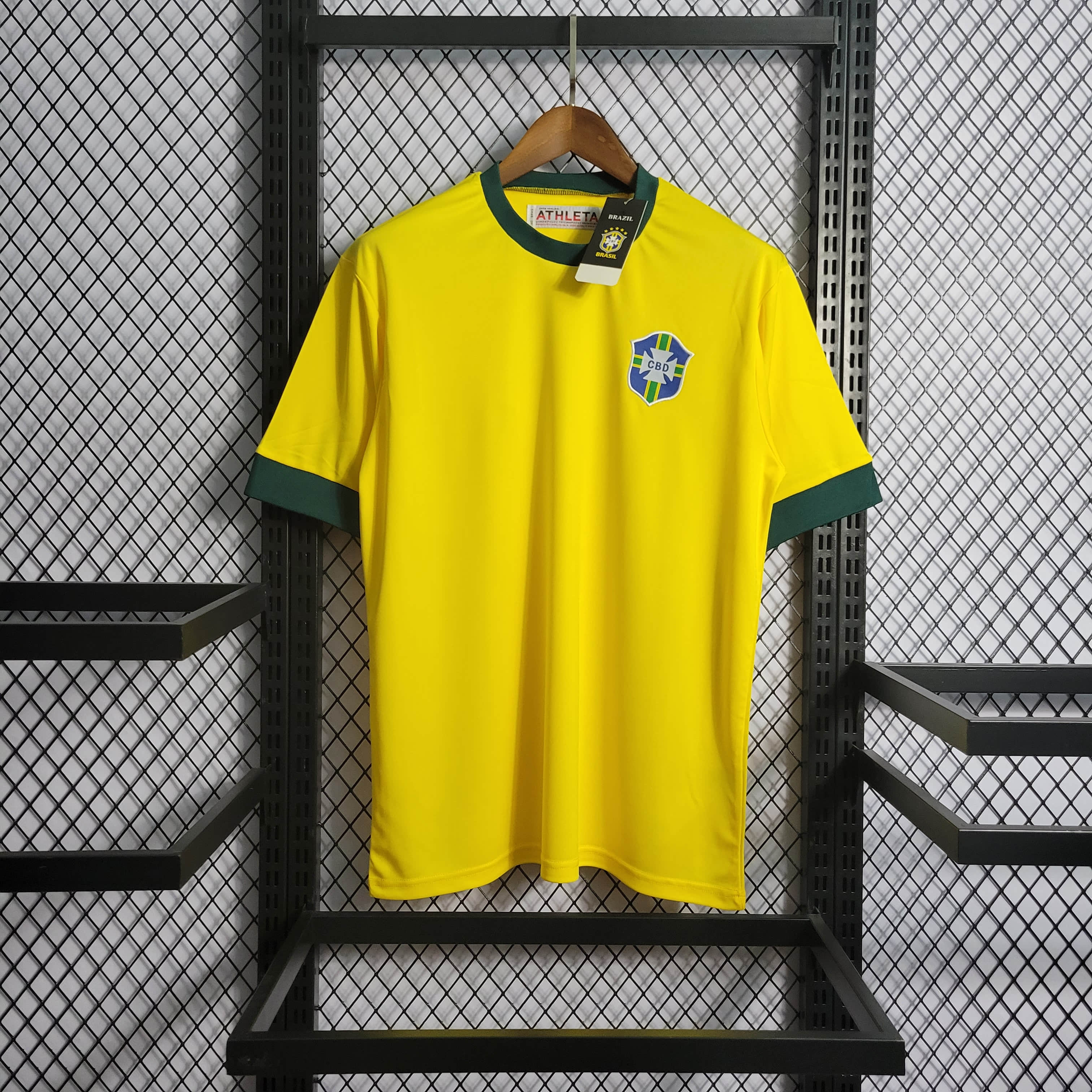 1970 Retro Brazil Home Jersey