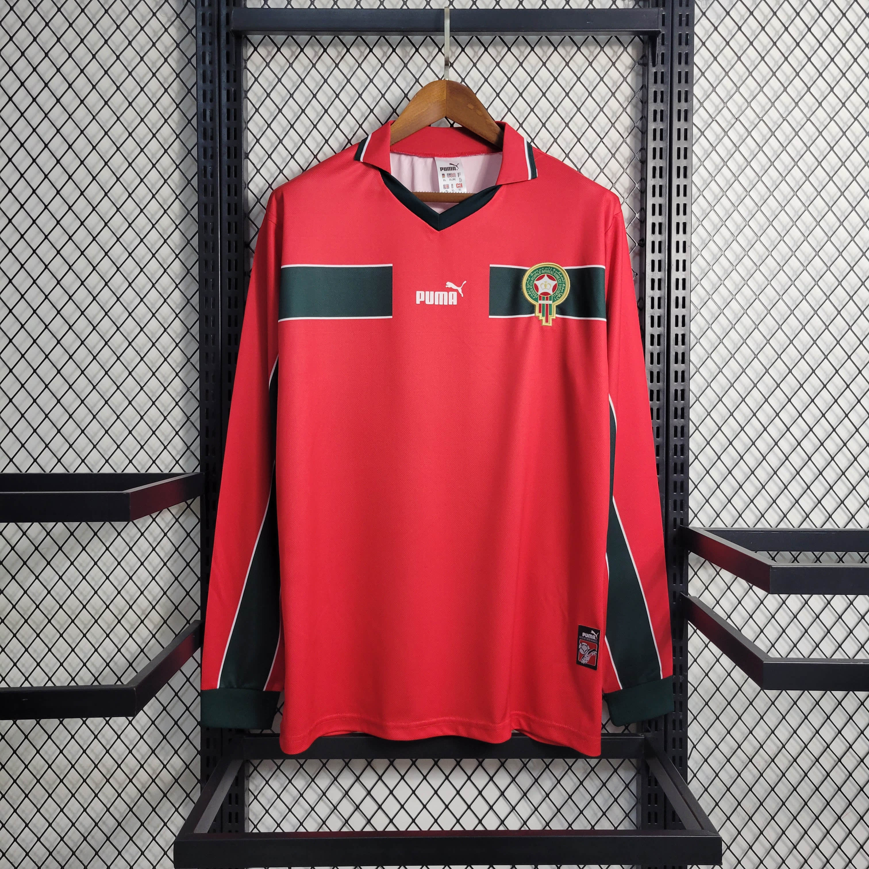 1998 Retro Morocco Third Long Sleeve Jersey