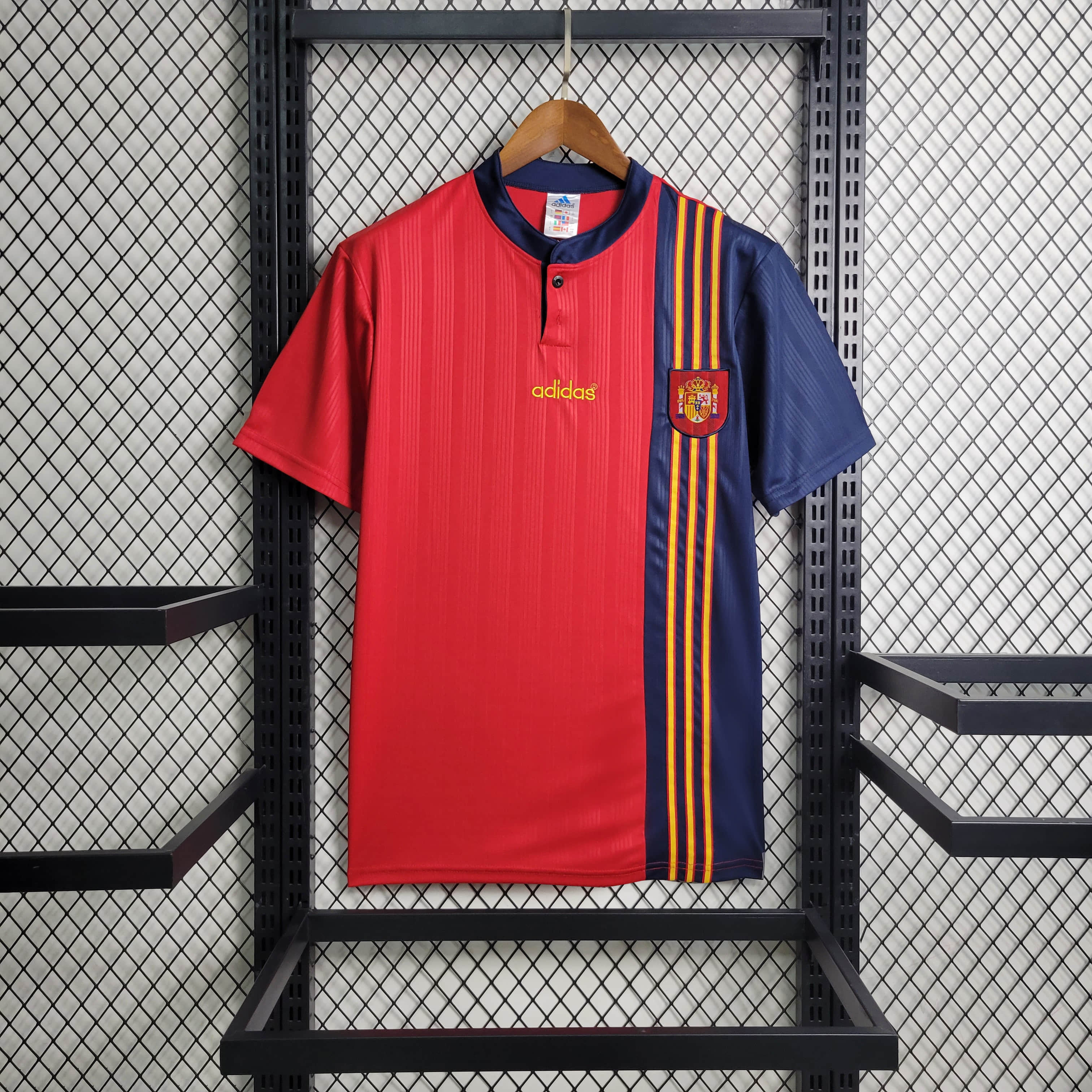 1996 Retro Spain Home Jersey