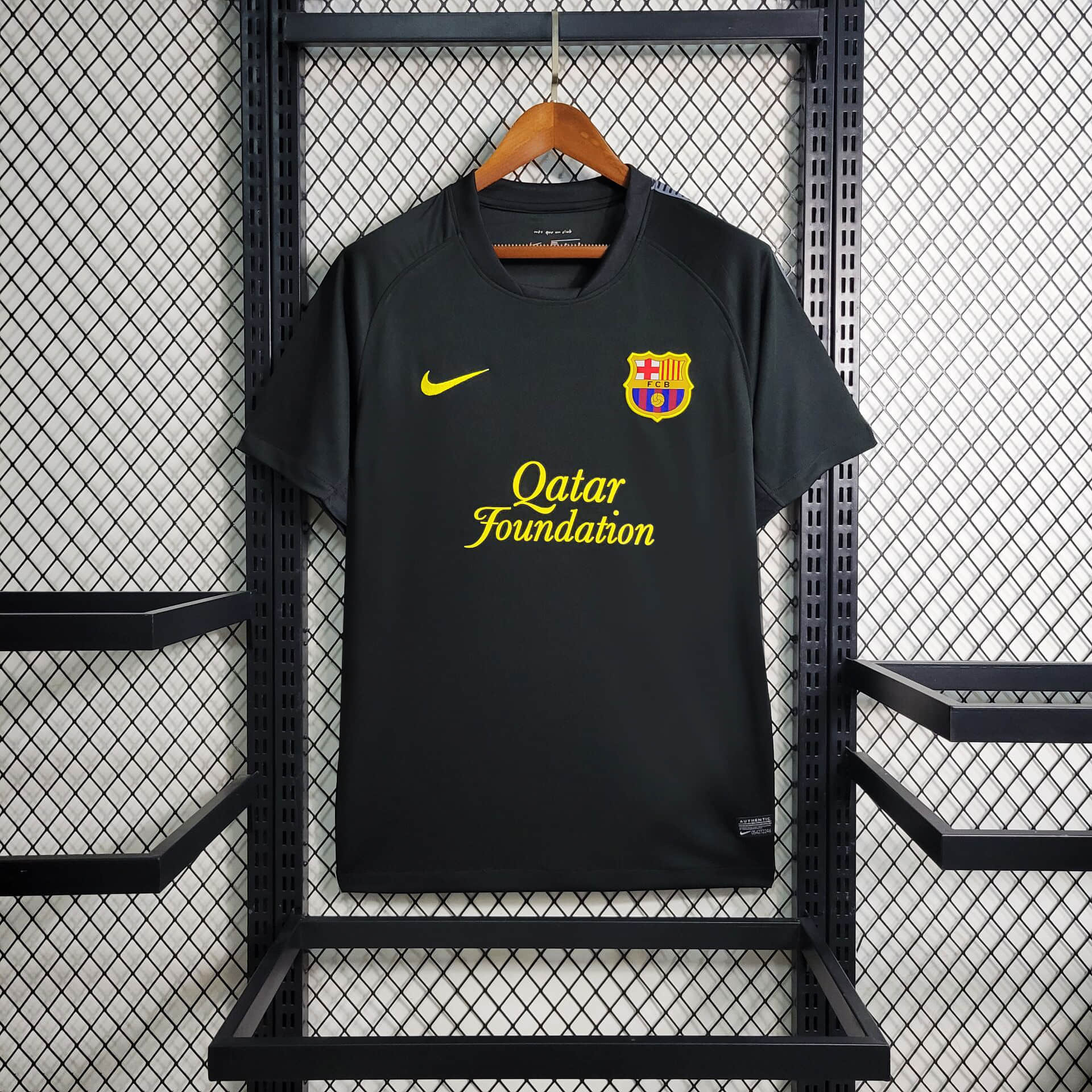 11/12 Retro Barcelona Black Away Jersey