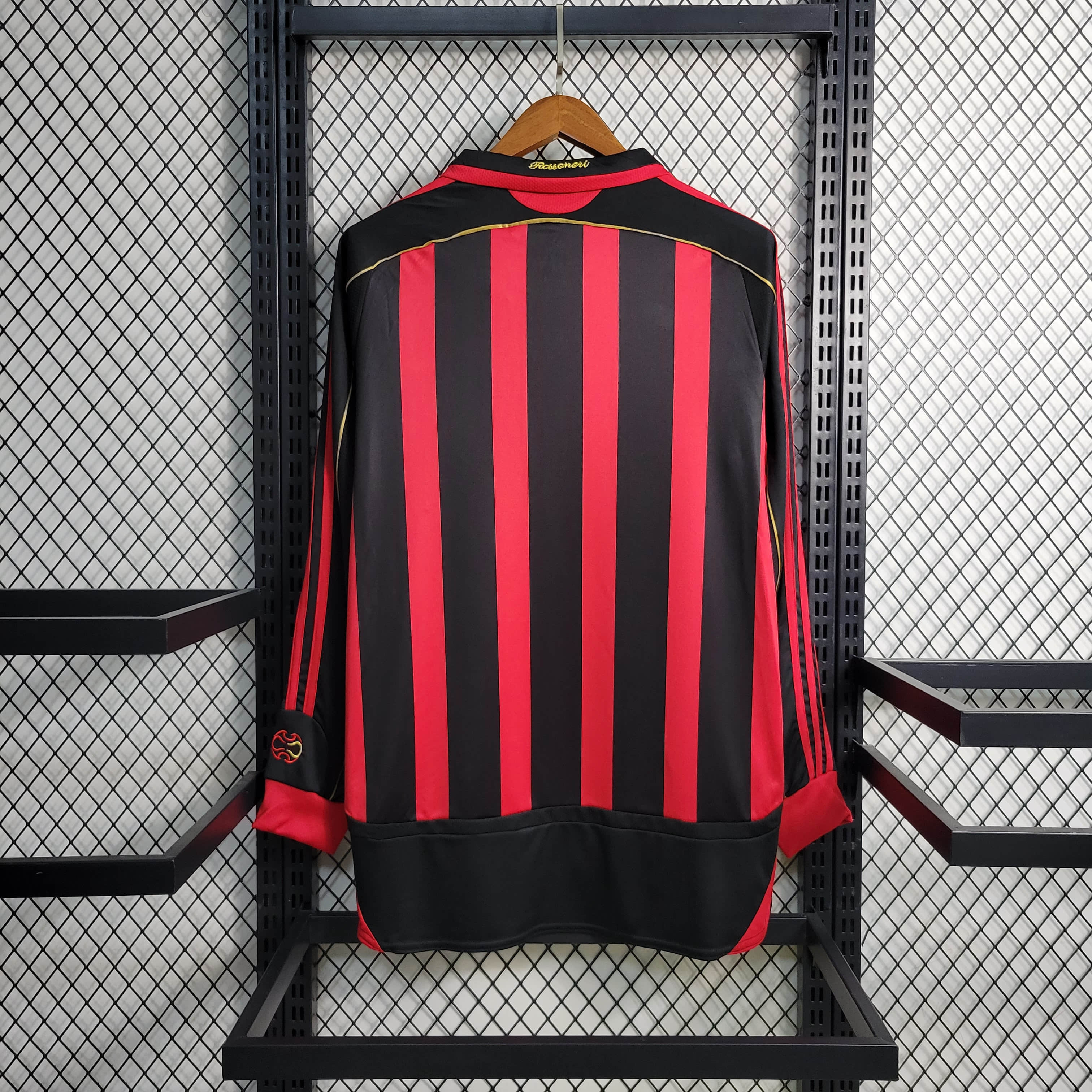 06/07 Retro Long Sleeve AC Milan Home Jersey