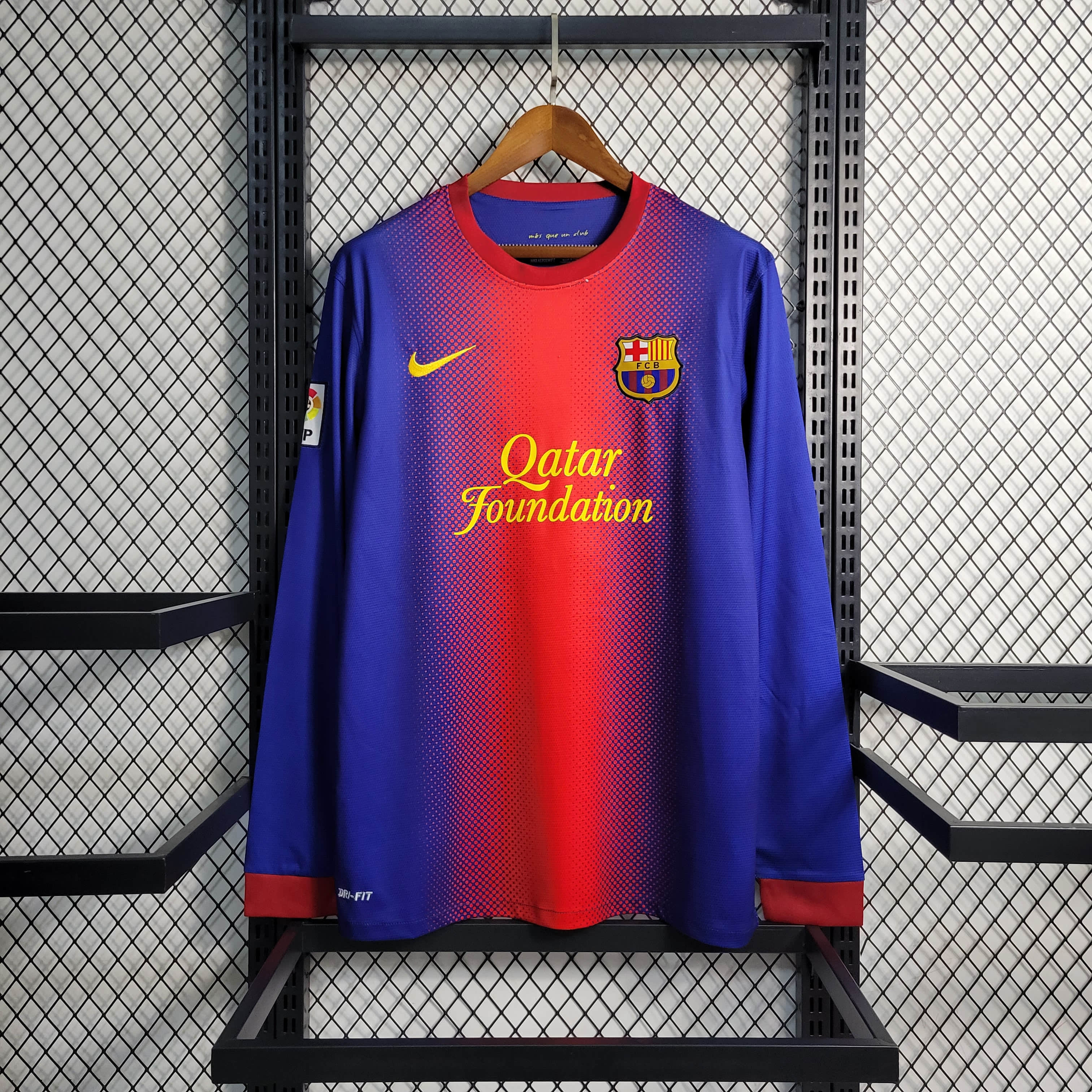 12/13 Retro Barcelona Home Long Sleeve Jersey