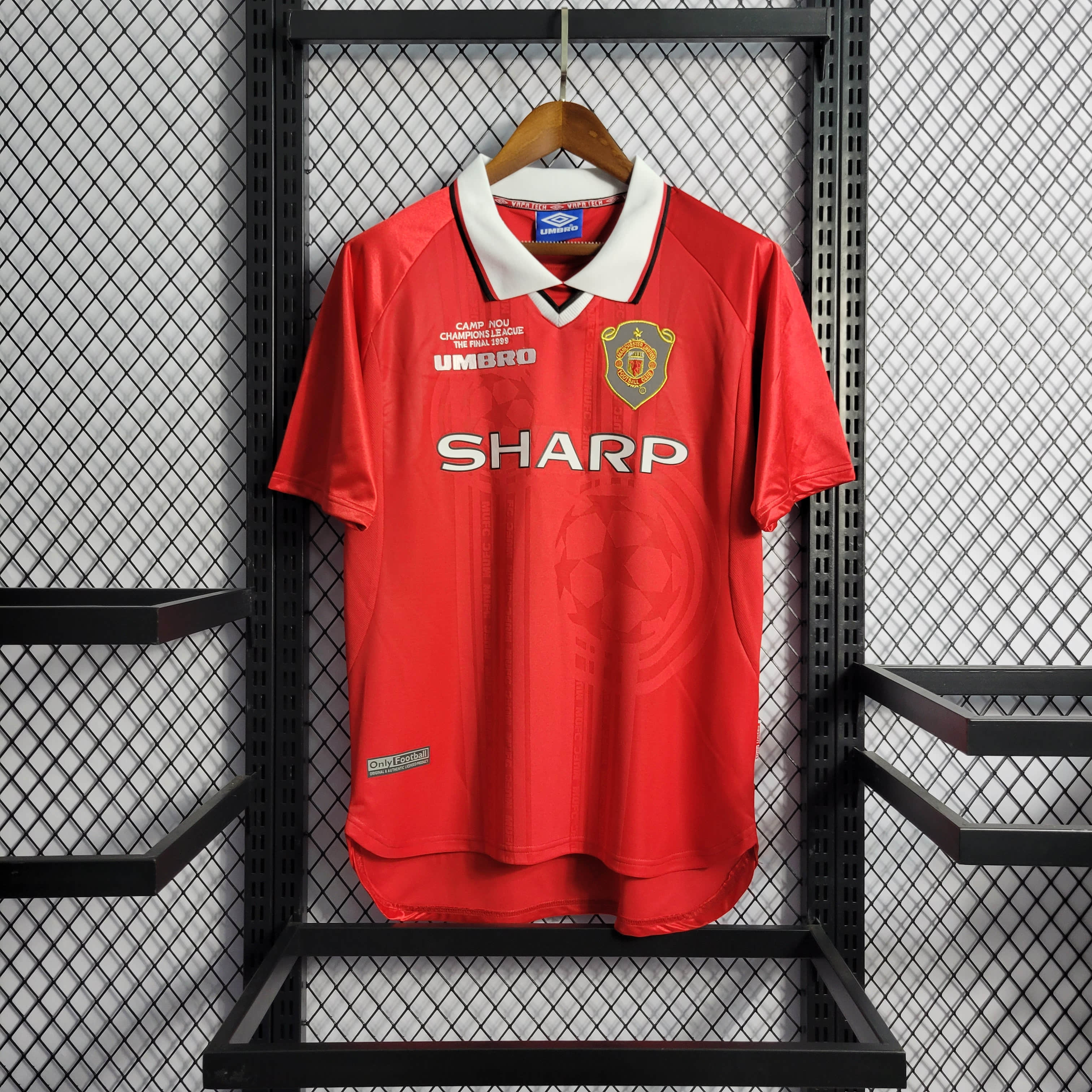 98/99 Manchester United UEFA Champions League Final Jersey