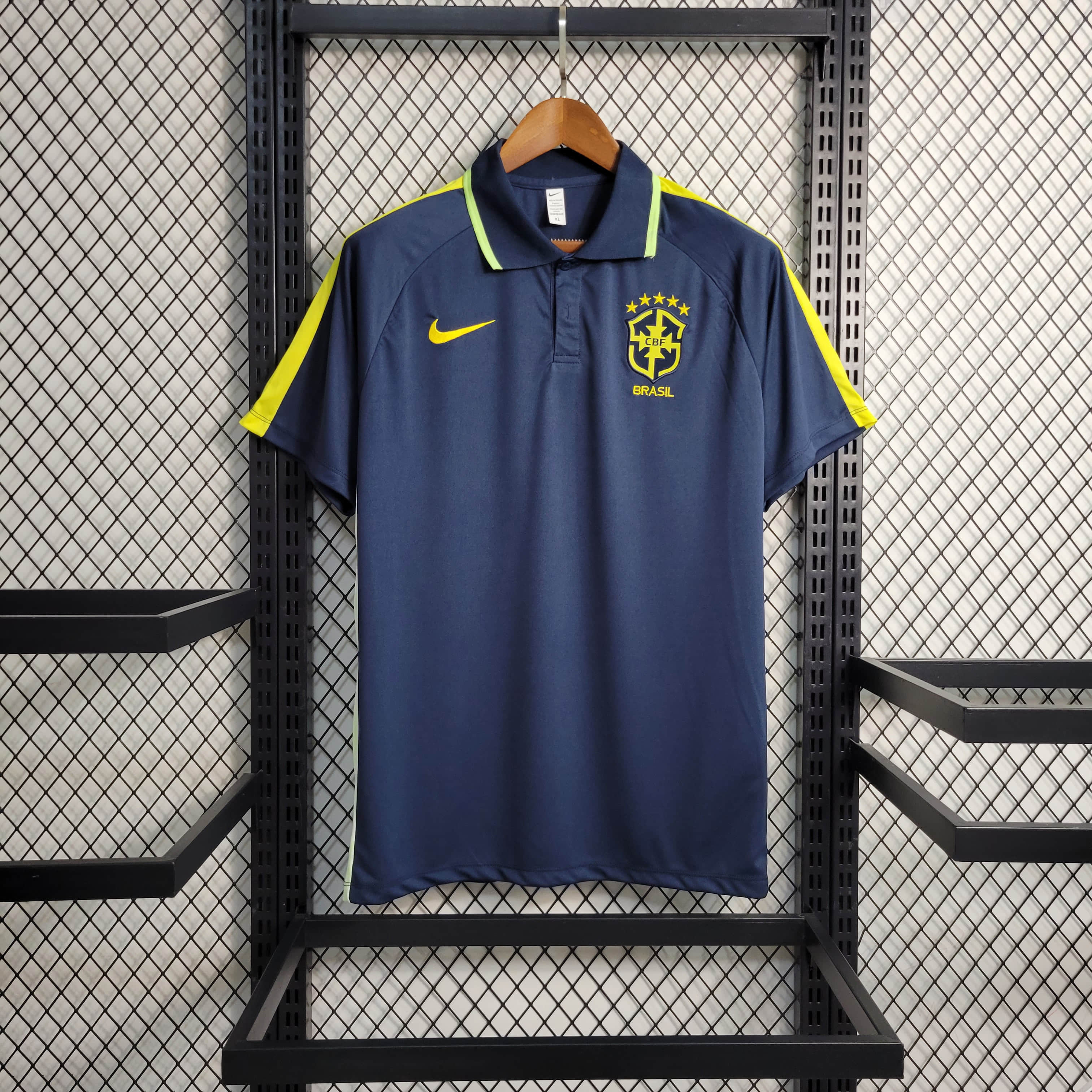23/24 Brazil Royal Blue POLO Jersey