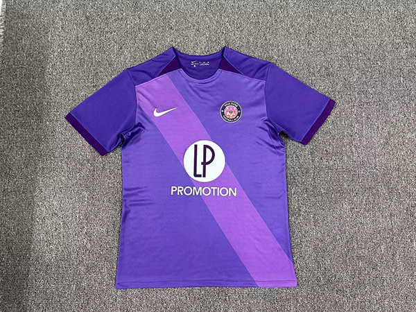 24-25FC Toulouse home purple soccer jersey