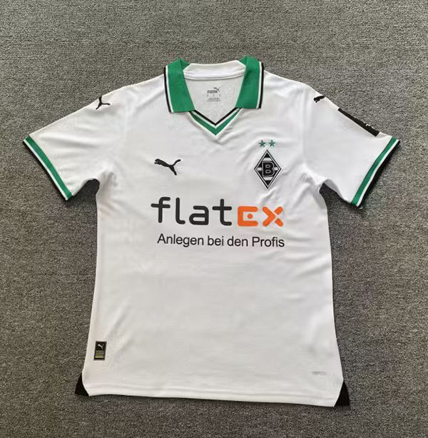 23-24 Borussia MÖNCHENGLADBACH home white soccer jersey
