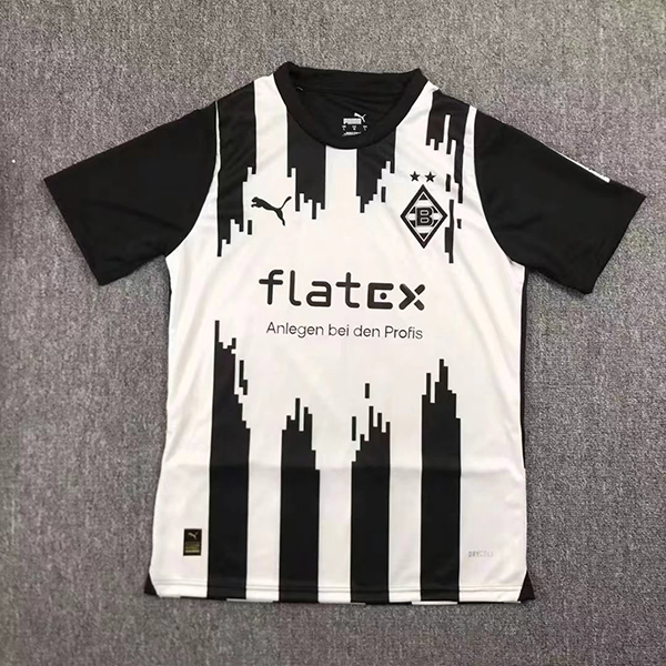 23-24 Borussia MÖNCHENGLADBACH black with white soccer jersey