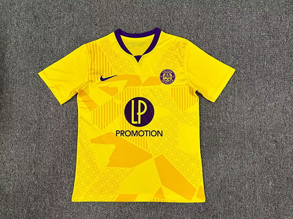 24-25 FC Toulouse away yellow soccer jersey