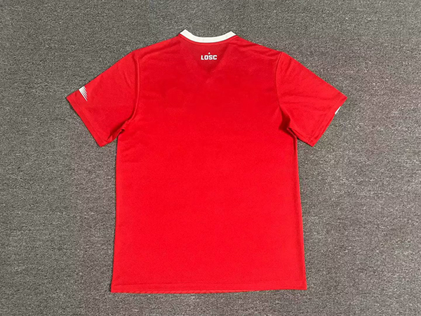 23-24LOSC Lille home red soccer jersey