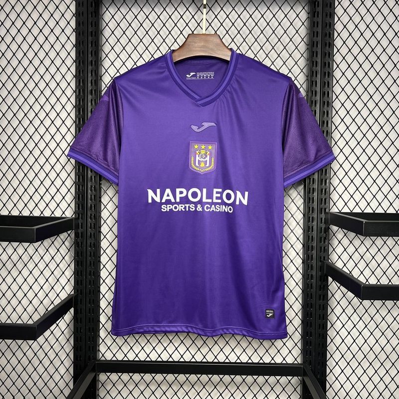 24-25 RSC Anderlecht home soccer jersey