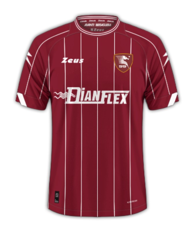 24/25 Salernitana Home Jersey