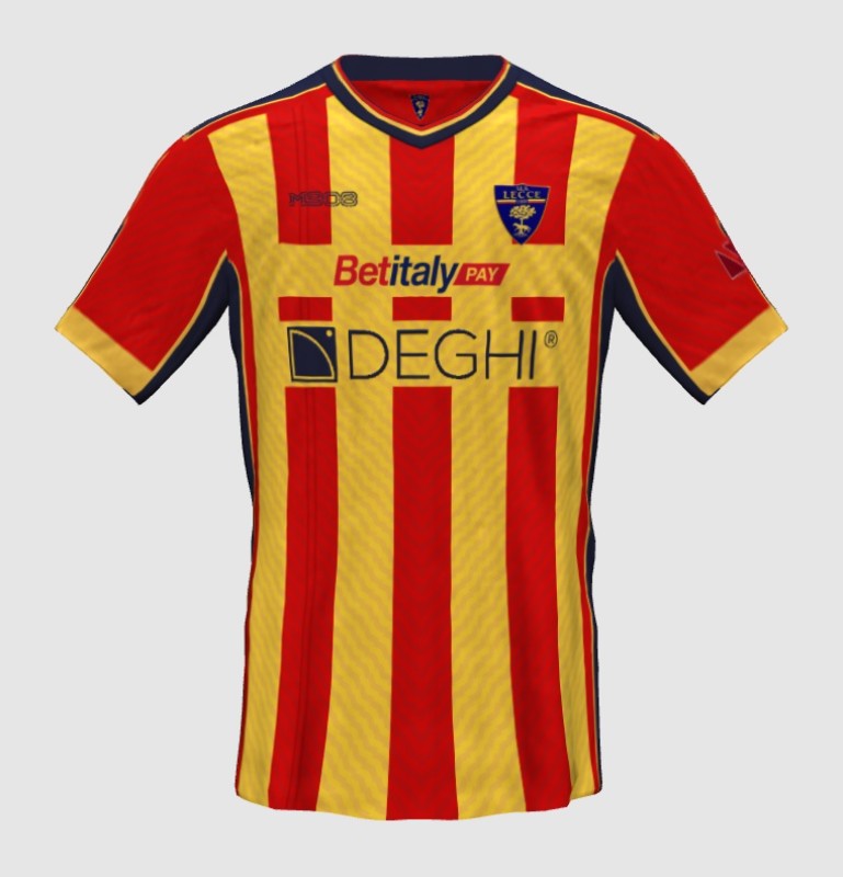 24/25 US Lecce Home Jersey