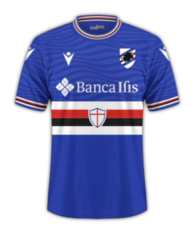 23/24 UC Sampdoria Home Jersey