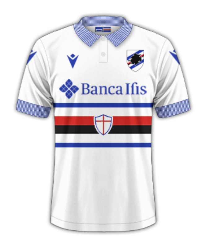 23/24 UC Sampdoria Away Jersey